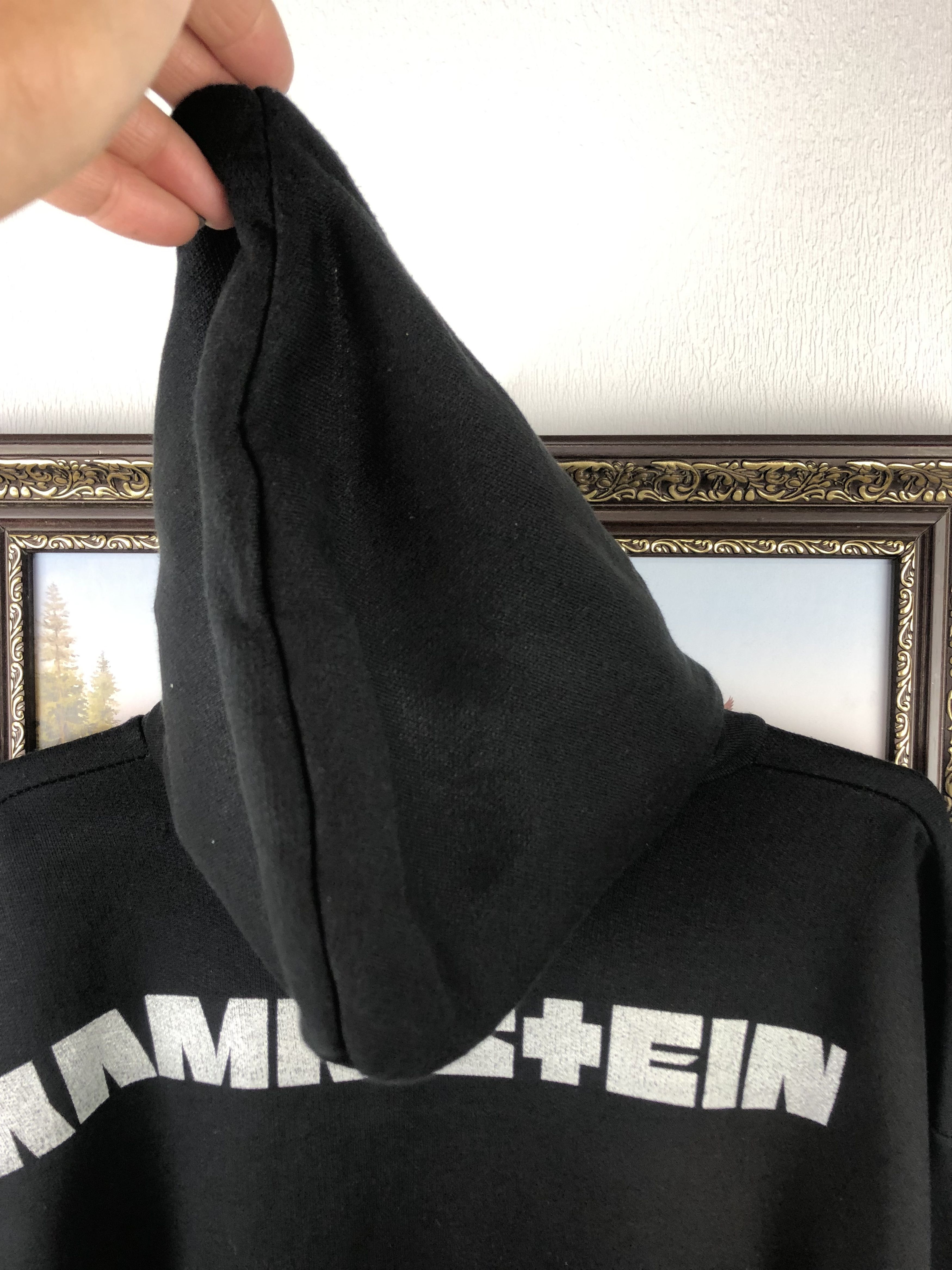Band Tees × Vintage Vintage Rammstein Hoodie Sweatshirt Over Pring Big Logo Size US L / EU 52-54 / 3 - 10 Thumbnail