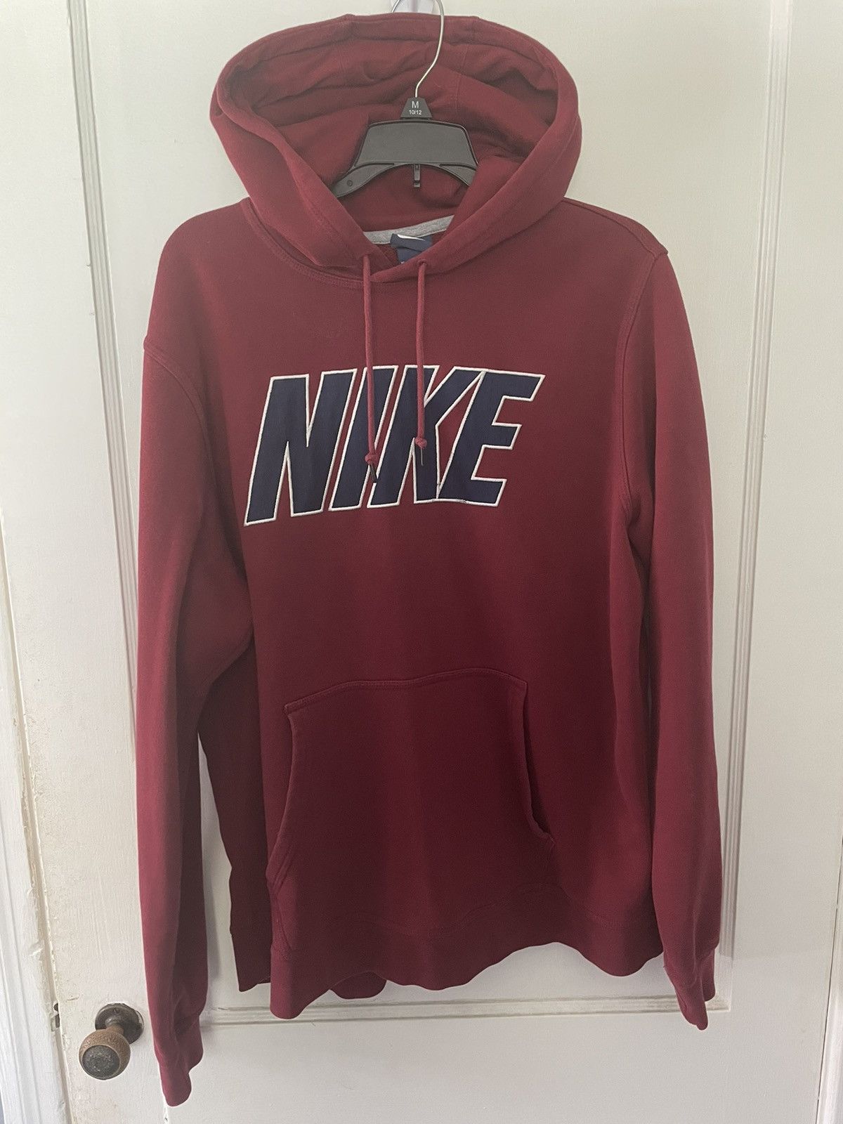 Nike Maroon Nike Vintage Hoodie Size US XL / EU 56 / 4 - 1 Thumbnail