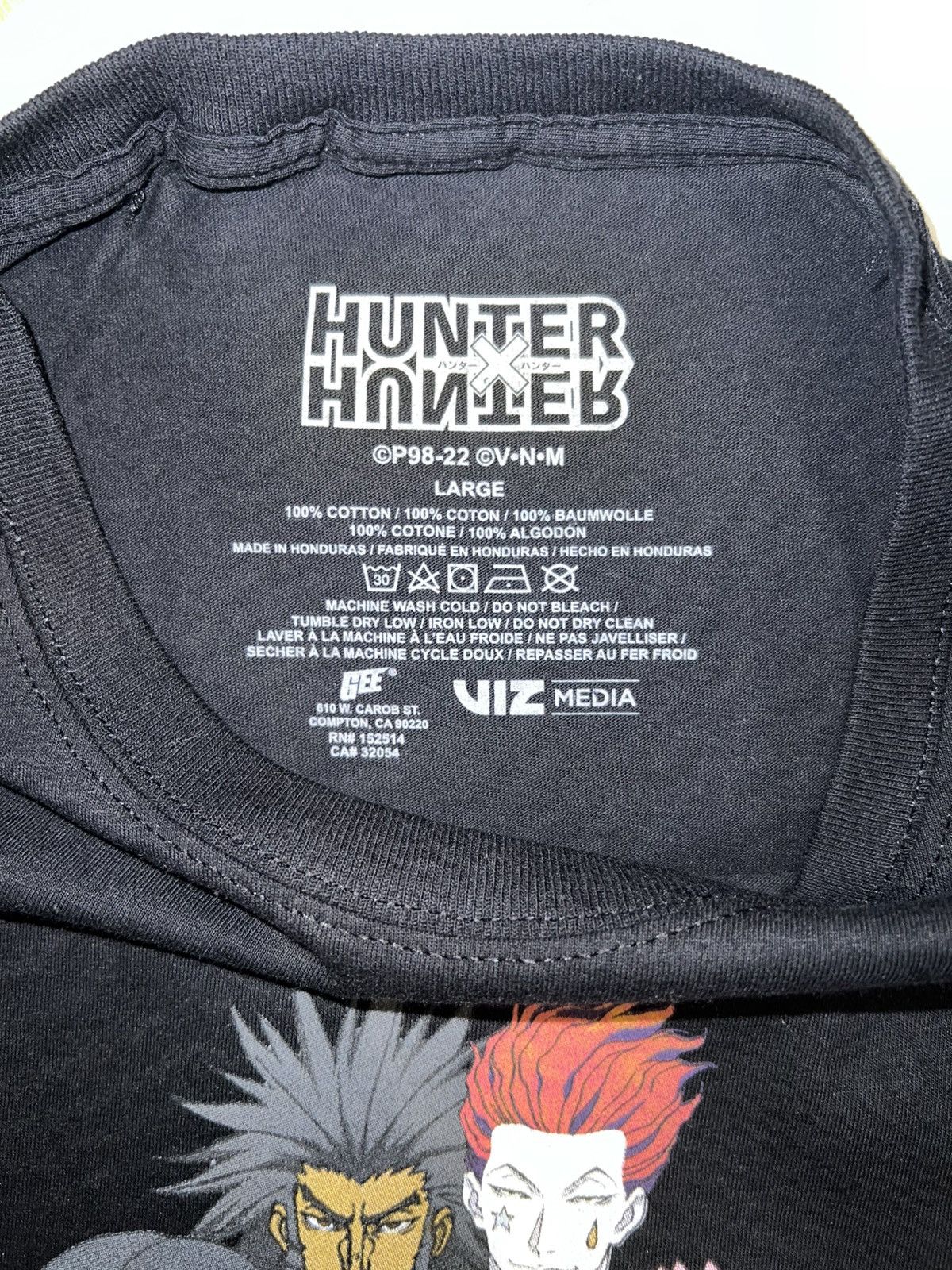Anime × Japanese Brand Hunter x Hunter Phantom Troupe tshirt Size US L / EU 52-54 / 3 - 2 Thumbnail