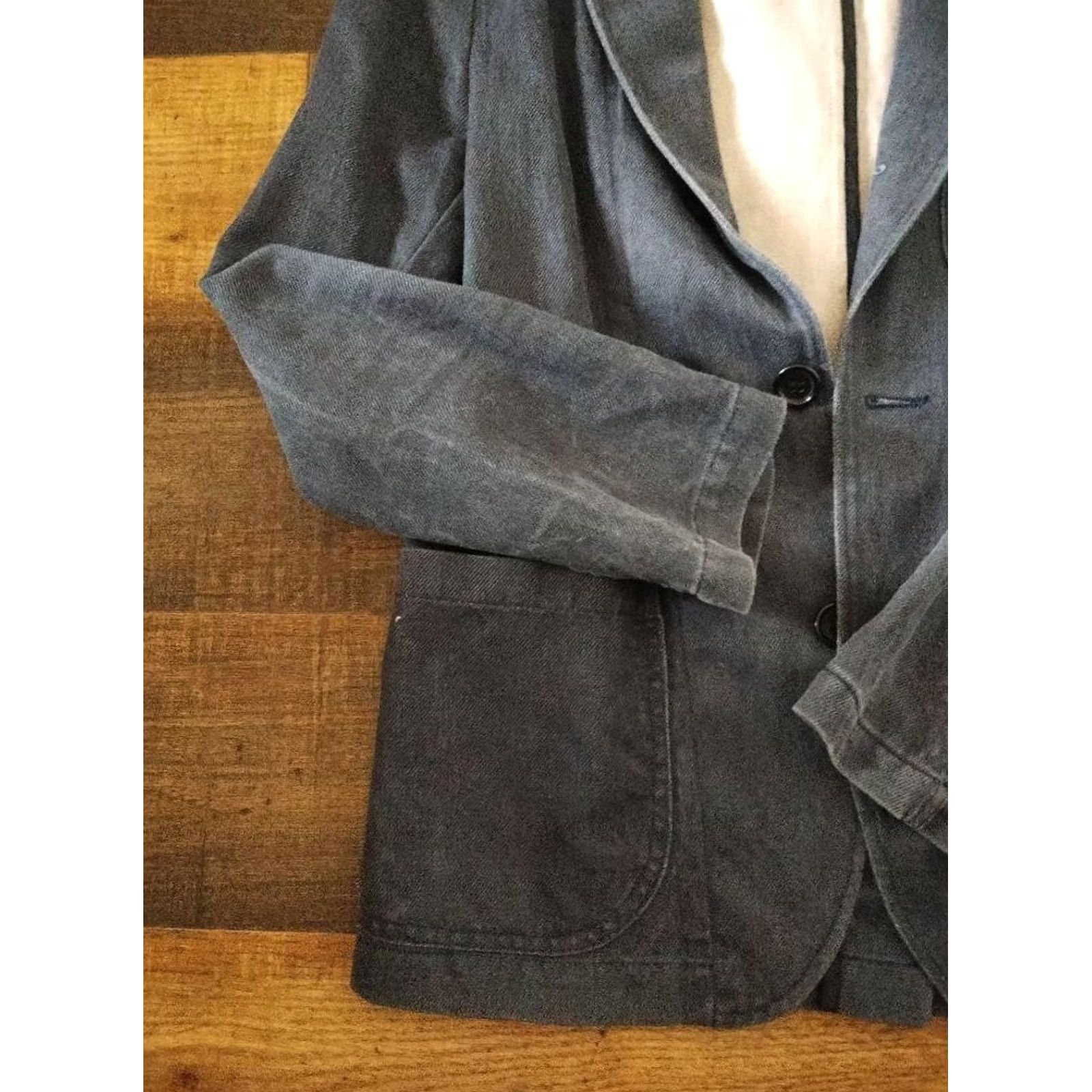 Visvim visvim academia jacket Navy, S, Men, Long Sleeve, Regular, Visvim Academy Jacket, Navy, 65cm, 41cm, 48cm, 60cm Size US S / EU 44-46 / 1 - 7 Thumbnail