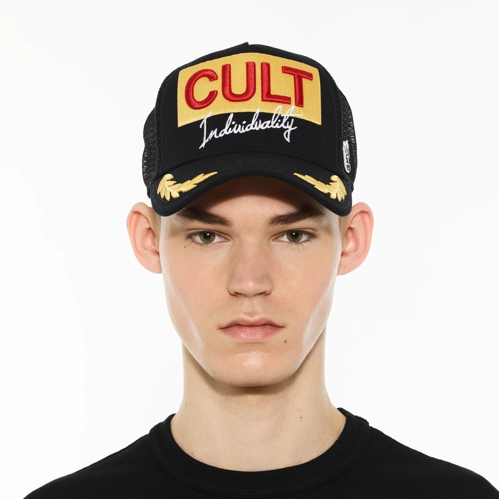Cult Of Individuality Cult of Individuality Trucker Hat 3D Embroidered Cult Racing Size ONE SIZE - 5 Thumbnail