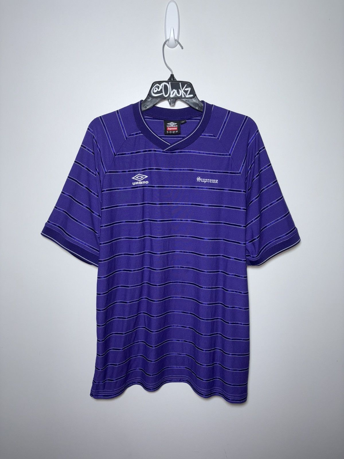 Nike × Supreme Supreme Nike Jewel Stripe Soccer Jersey | Grailed