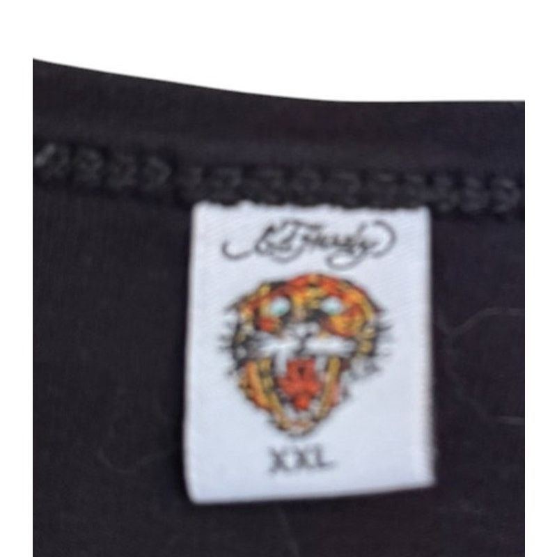 Ed Hardy Ed Hardy Shirt Women XXL Black Y2K Tiger EH Gold Print Size XXL / US 16-18 / IT 52-54 - 3 Thumbnail