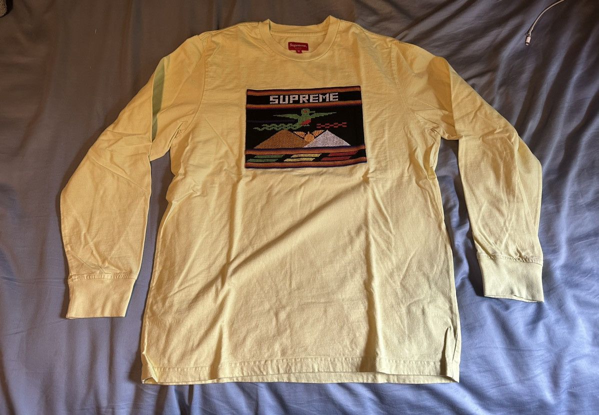 Supreme Supreme Needlepoint Patch L/S Top | Grailed