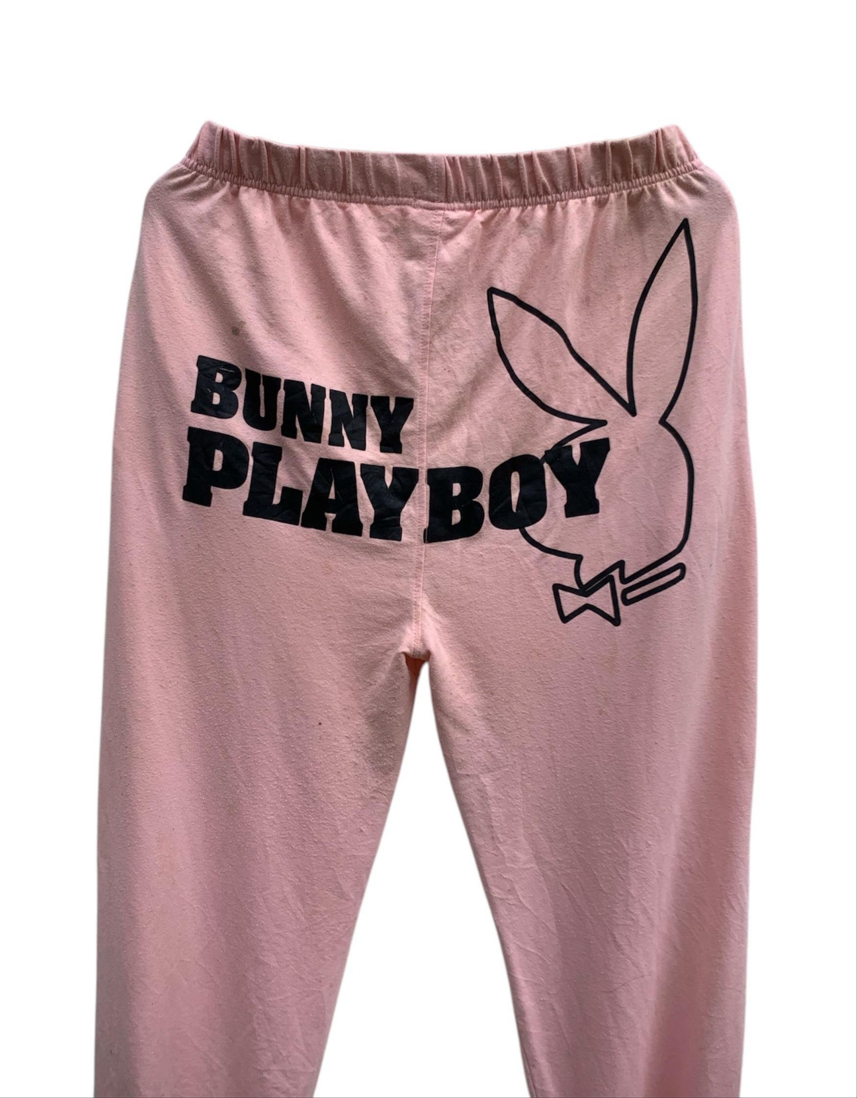 Japanese Brand × Playboy Vintage Playboy Bunny Big Logo Sweatpants Size 30" / US 8 / IT 44 - 4 Thumbnail