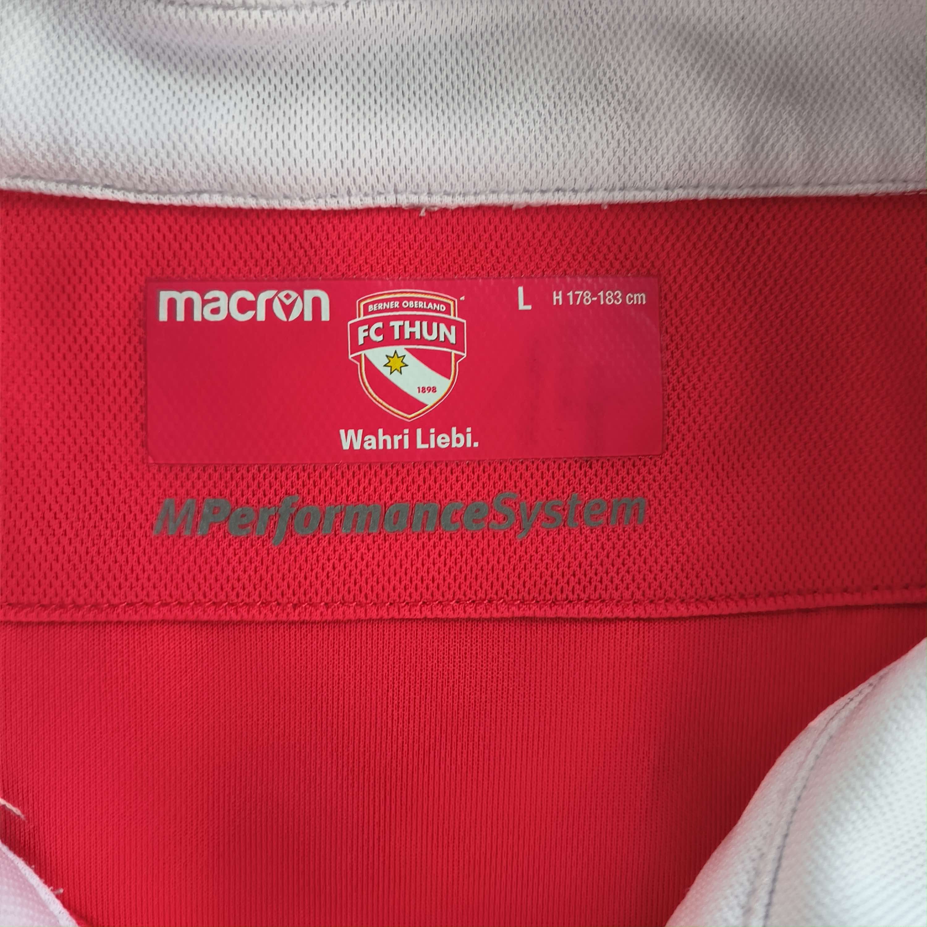 Macron FC Thun 2022-23 Macron home #14 football jersey shirt size L Size US L / EU 52-54 / 3 - 5 Thumbnail