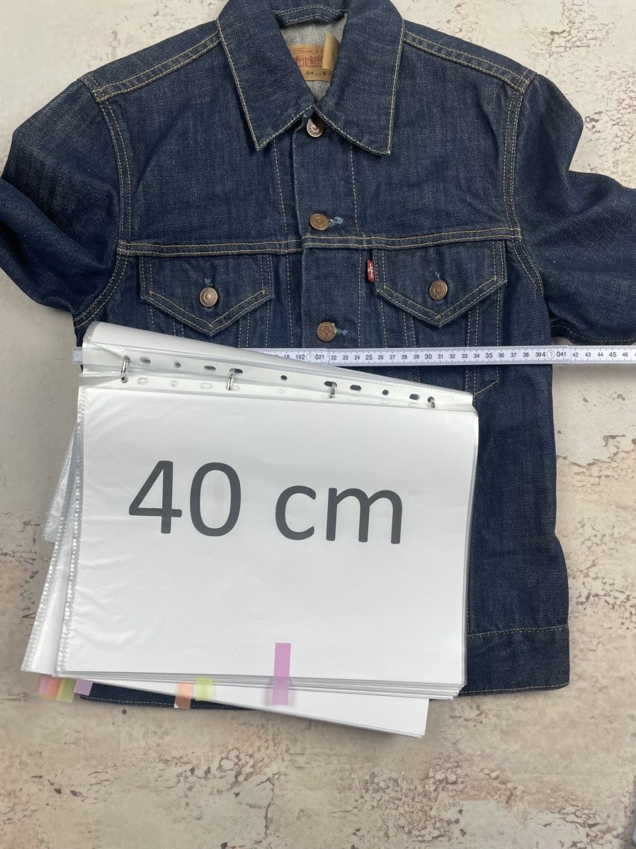 Levi's Women’s Levi’s S – 70500-04 Navy Denim Jacket Vintage Size S / US 4 / IT 40 - 7 Thumbnail