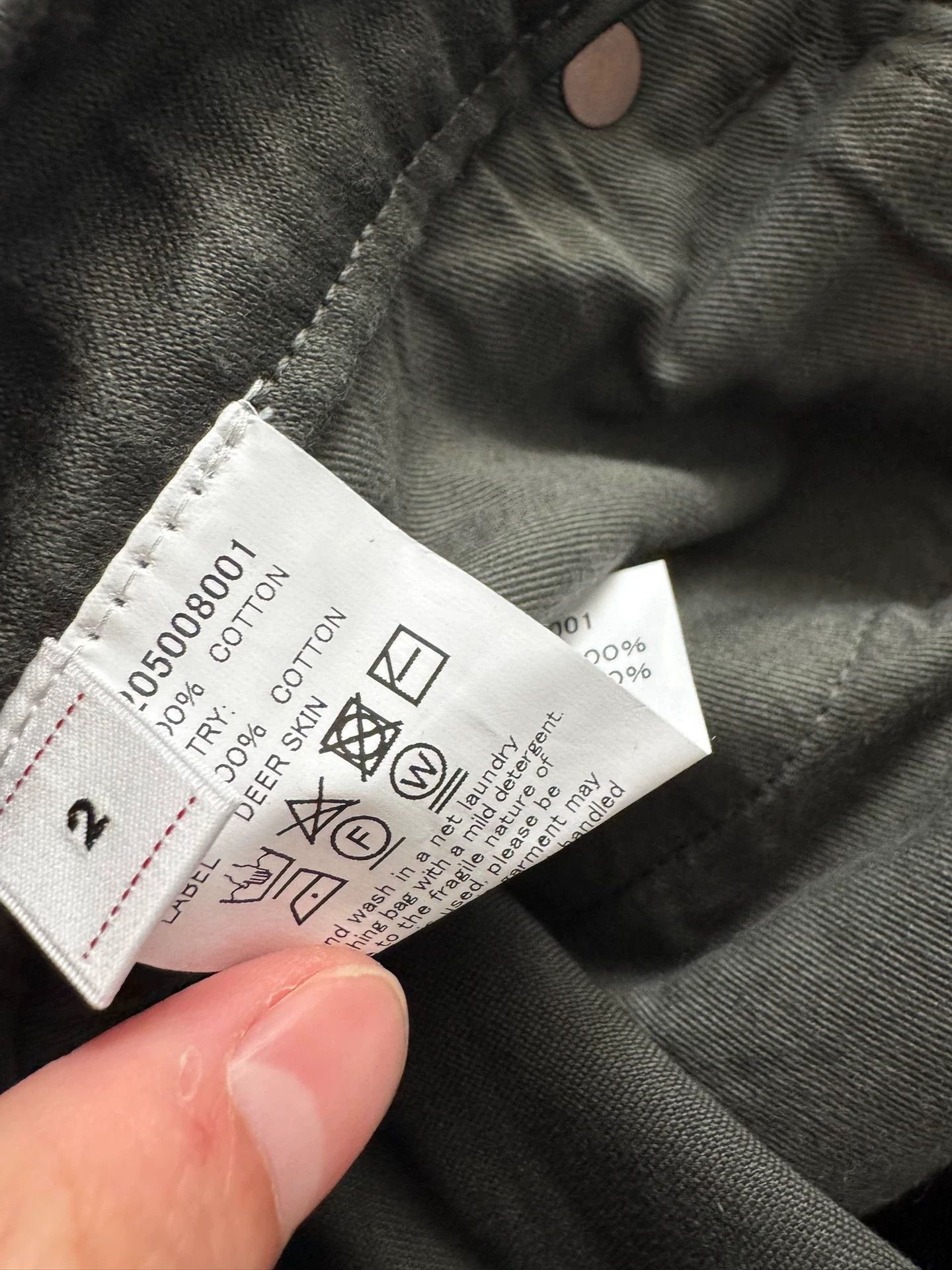 Visvim VISVIM FLUXUS 10 MOLESKIN Charcoal 2 Size US 32 / EU 48 - 3 Thumbnail