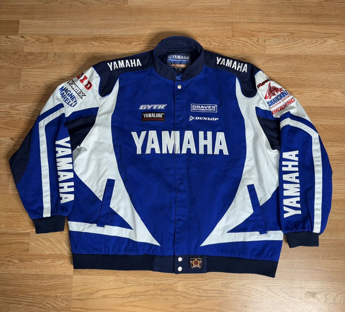 JH Design VINTAGE JH DESIGN YAMAHA RACING BOMBER JACKET SIZE XXXL Size US XXL / EU 58 / 5 - 1 Thumbnail