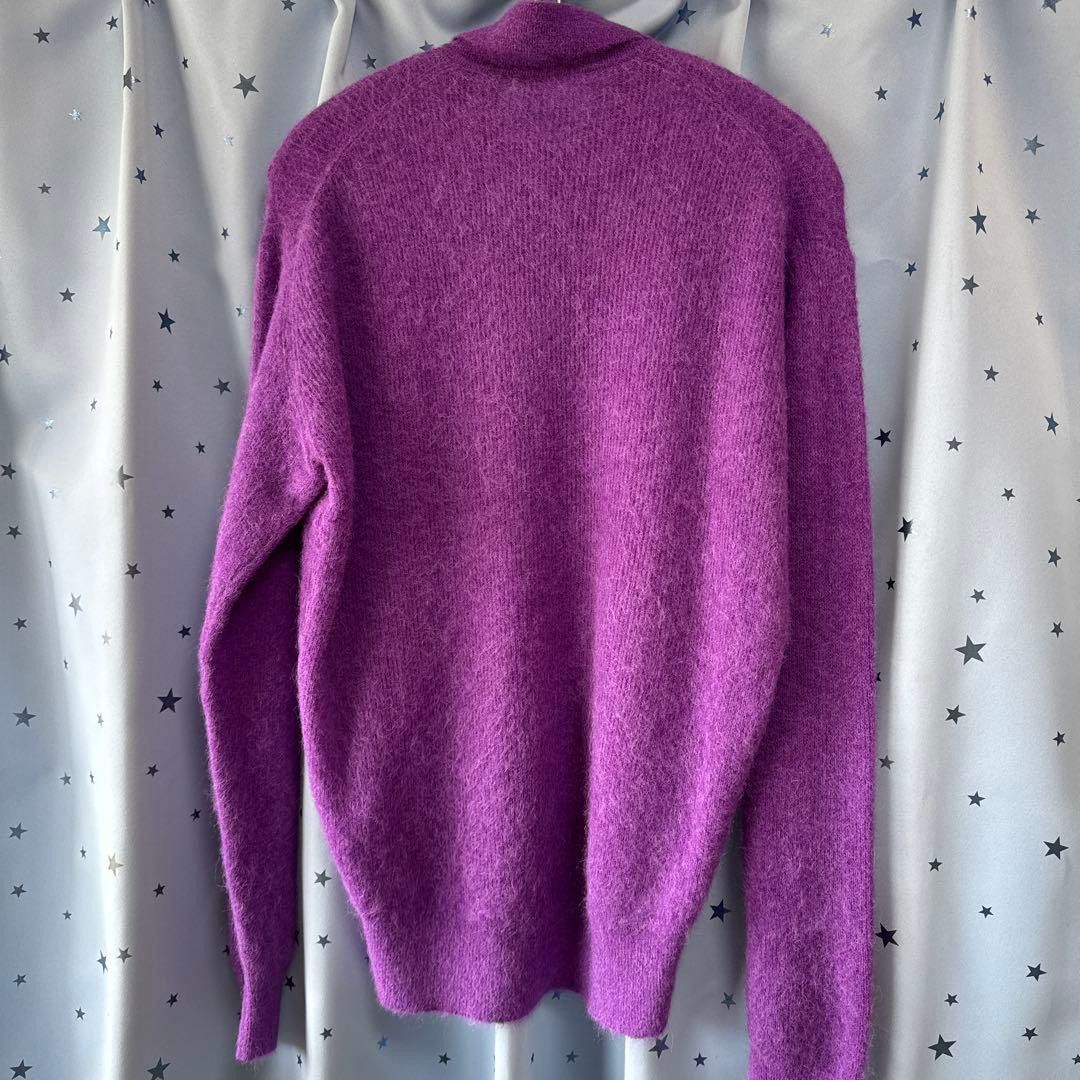 Auralee AURALEE BABY SURI ALPACA SHEER KNIT SHIRT CARDIGAN 3 Size US L / EU 52-54 / 3 - 2 Thumbnail