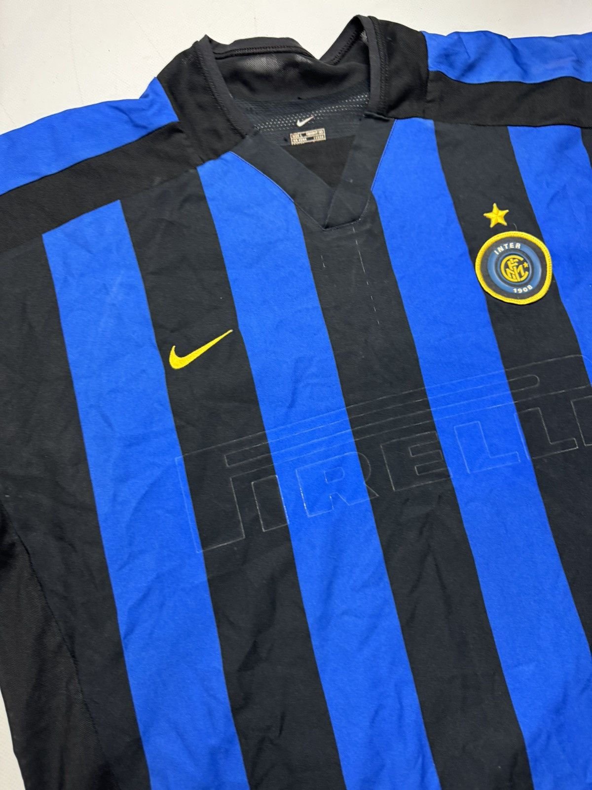 Nike × Vintage Nike Inter Milan 2002 Jersey – Retro Soccer Kit y2k Size US L / EU 52-54 / 3 - 5 Thumbnail