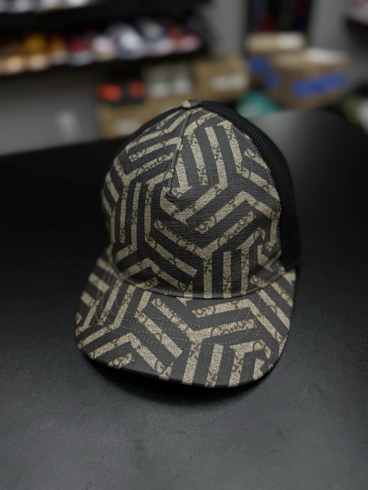 Gucci GUCCI Leather BASEBALL CAP HAT Size Large (59) Monogram Size ONE SIZE - 2 Thumbnail