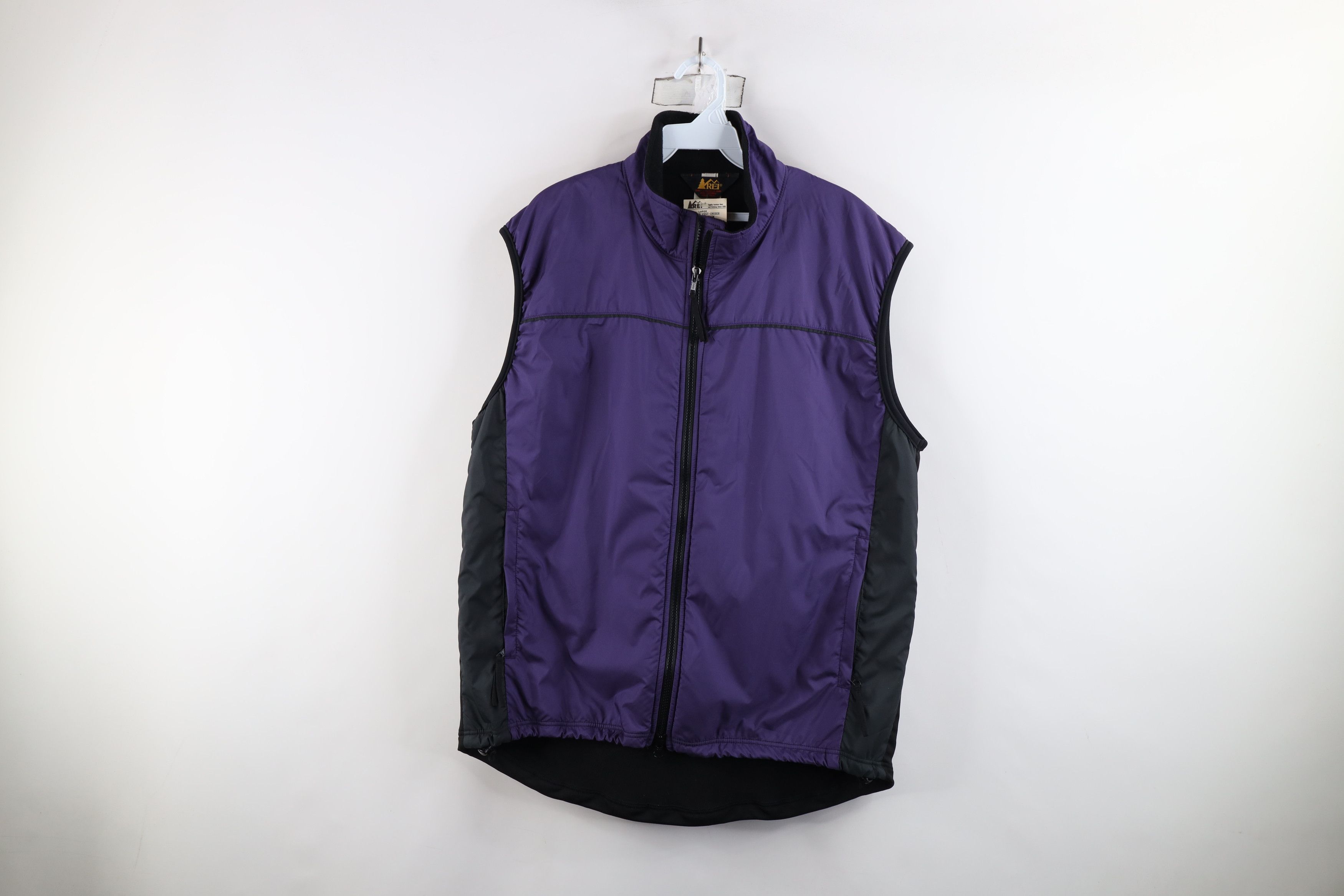 Vintage Deadstock Vintage 90s REI Full Zip Vest Jacket Purple USA Size US L / EU 52-54 / 3 - 1 Thumbnail