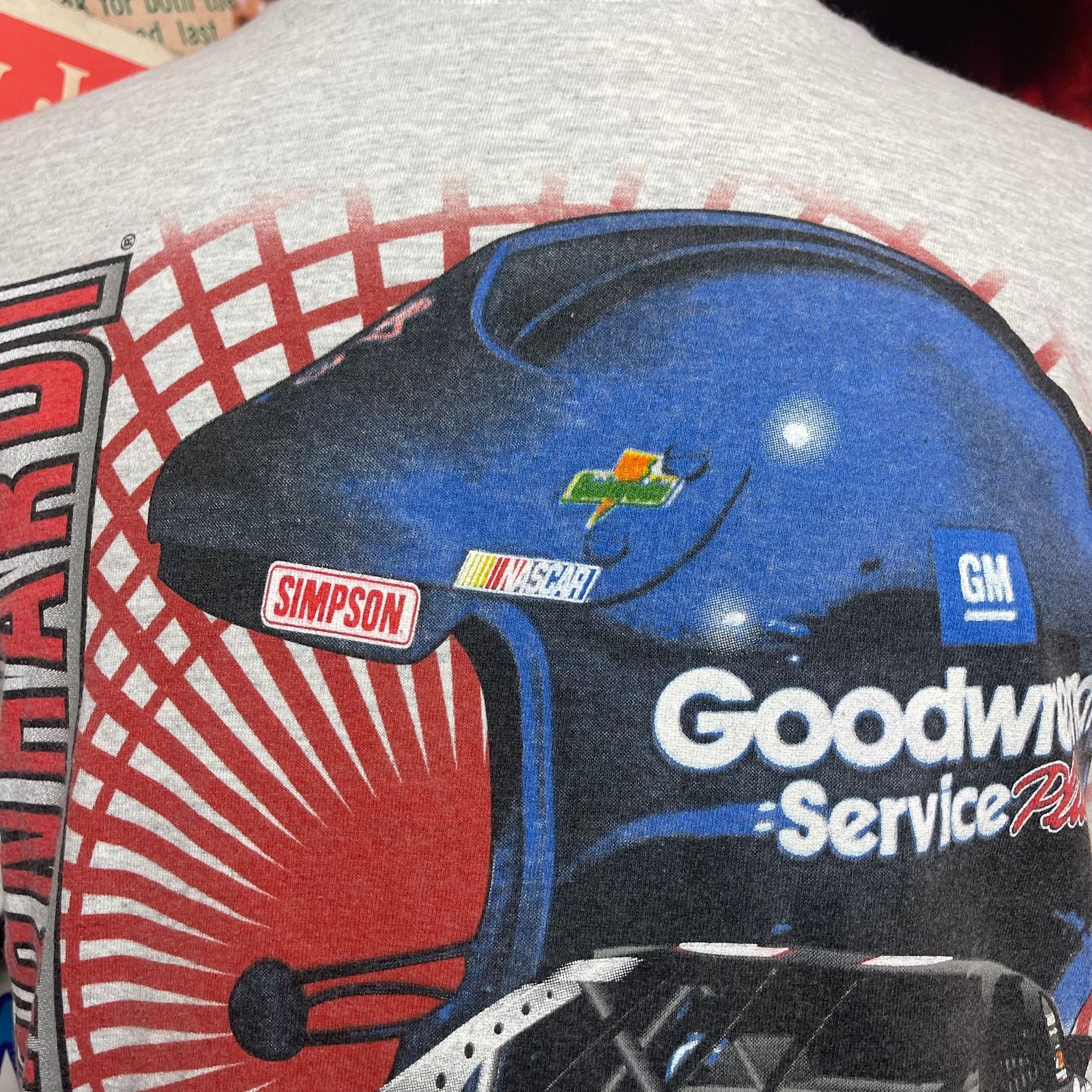 Salem Sportswear Vintage Nascar Dale Earnhardt Goodwrench Service Racing Tee Size US M / EU 48-50 / 2 - 2 Thumbnail