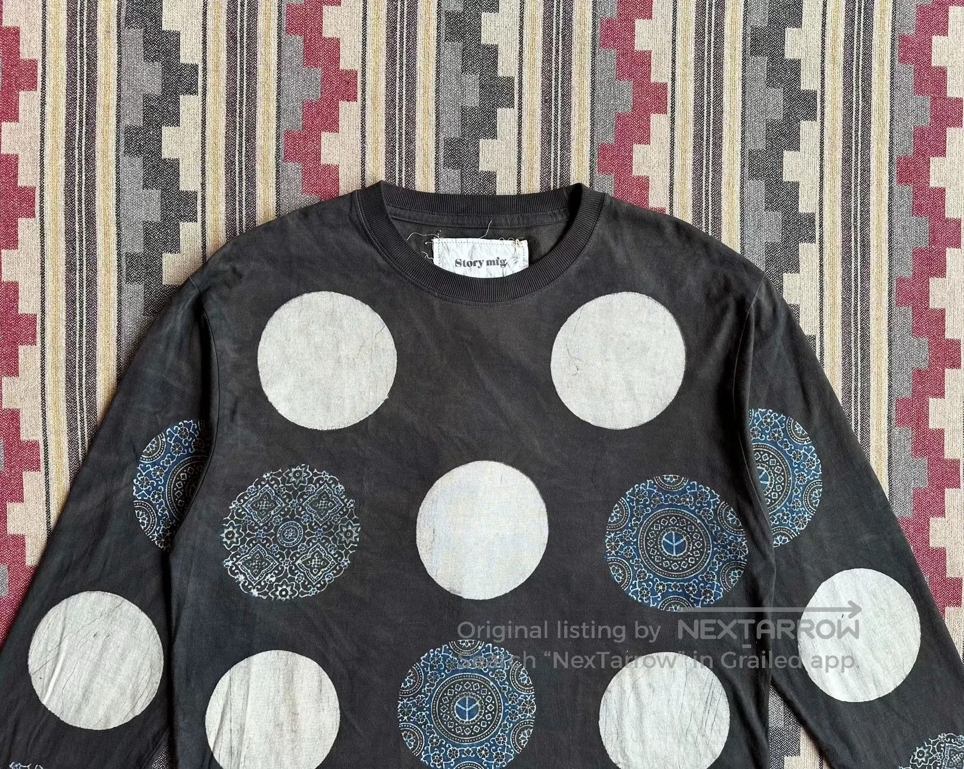 Story Mfg. Story mfg. Grateful LS Polka Dot Tee. Size US S / EU 44-46 / 1 - 3 Thumbnail