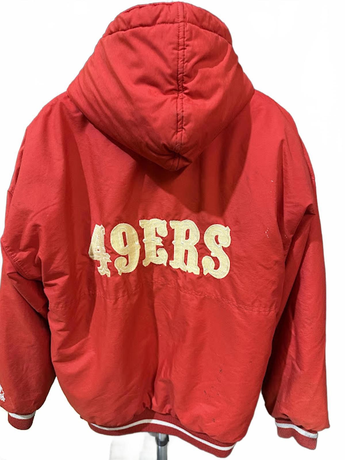 Starter Vintage 49ers Starter Hooded Jacket L Size US L / EU 52-54 / 3 - 2 Thumbnail