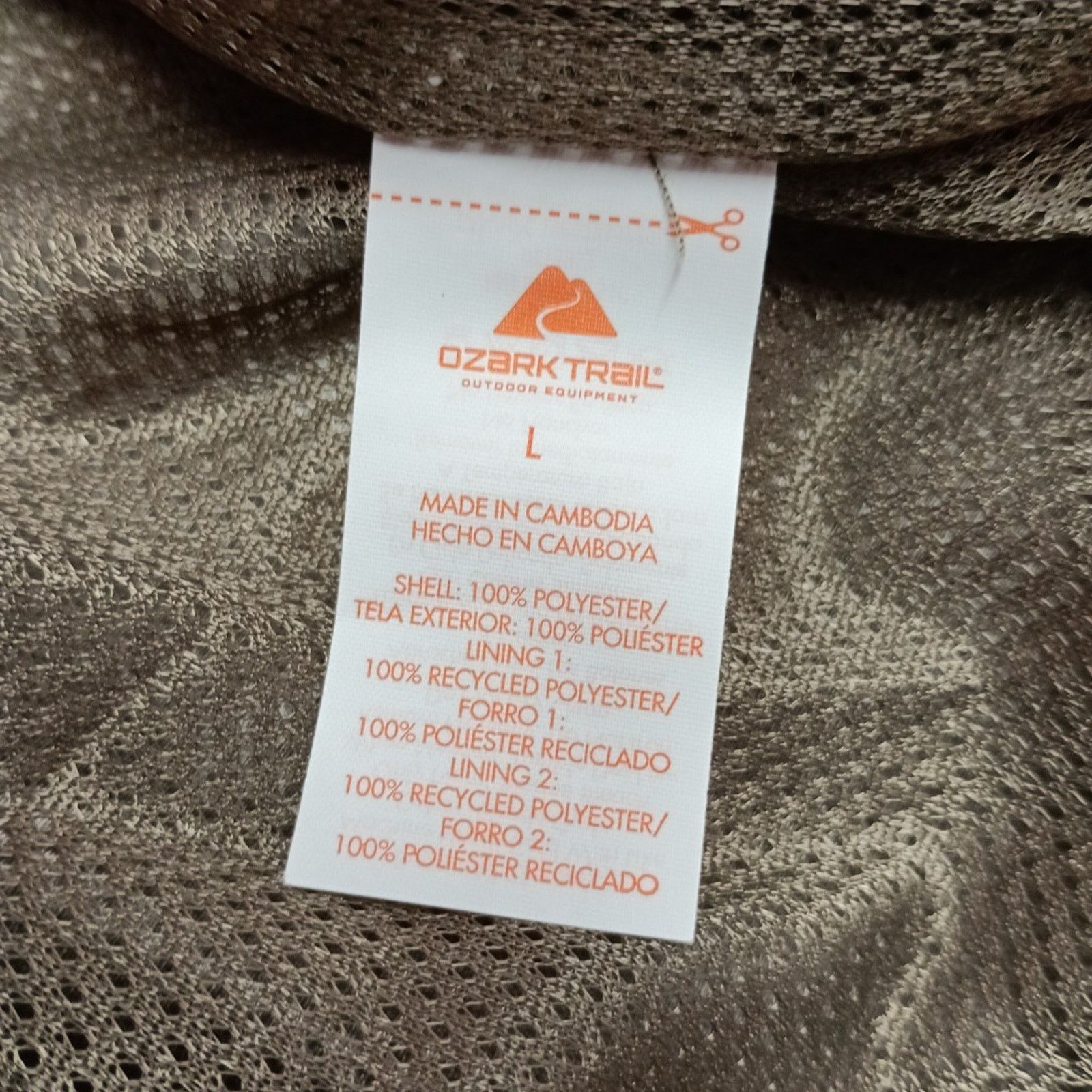 Other Ozark Trail Windbreaker Jacket Men's L Taupe Falls Pockets Size US L / EU 52-54 / 3 - 9 Thumbnail