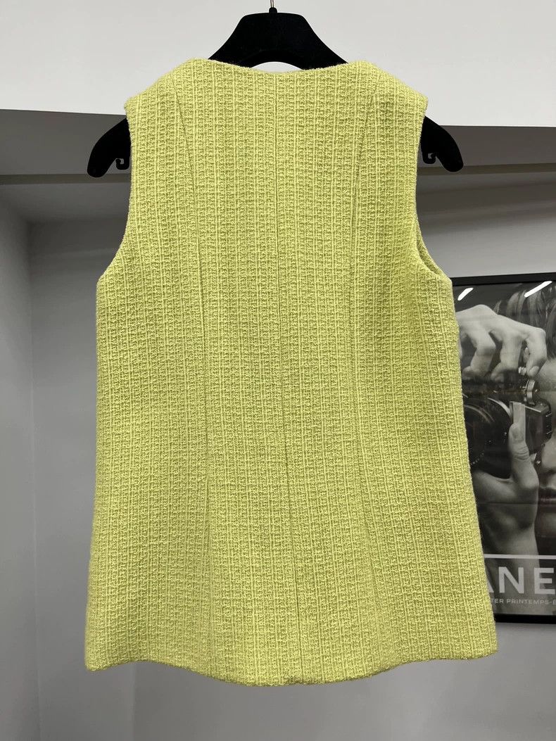Chanel Chanel Equestrian series avocado green vest Size XS / US 0-2 / IT 36-38 - 3 Thumbnail
