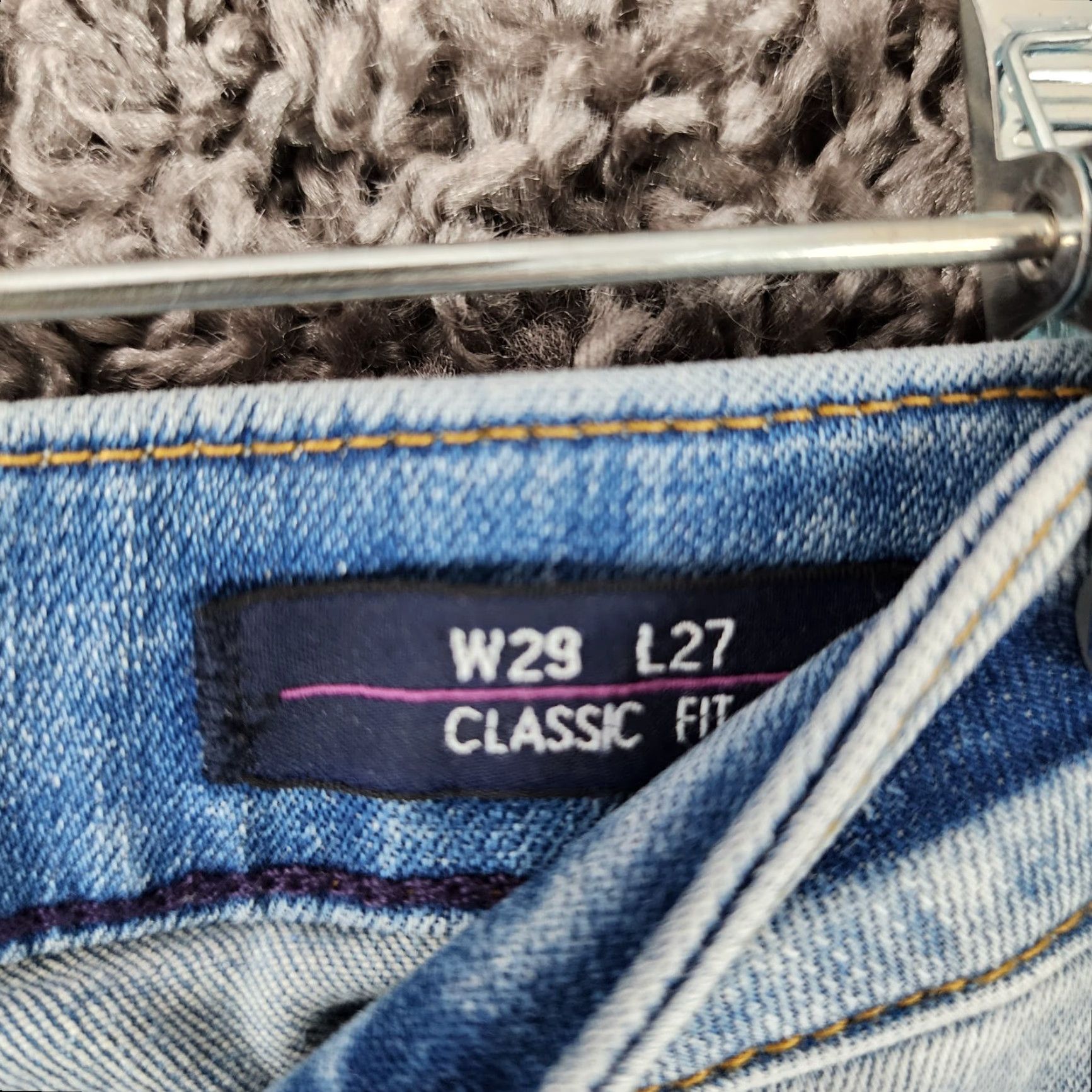 Vintage VINTAGE? Actually not vintage. Vigoss Jagger Womens Distressed Classic Fit Skinny Jeans Size 29 Blue Adult Women 29In Waist 29 Inseam 27In Size 29" - 4 Thumbnail