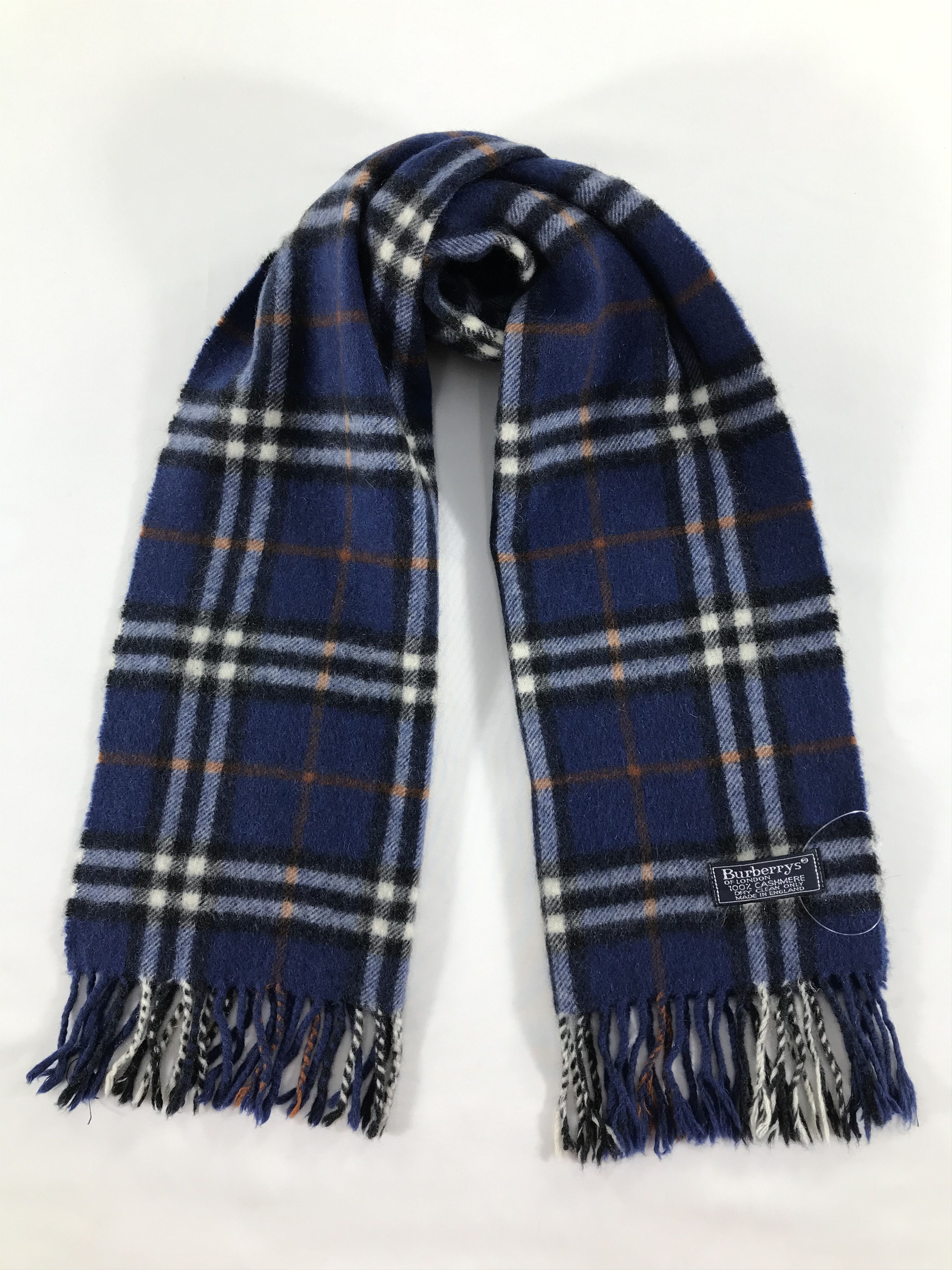 Burberry Vintage Burberry Scarf/Muffler/Neckwear MF1408 Size ONE SIZE - 1 Thumbnail
