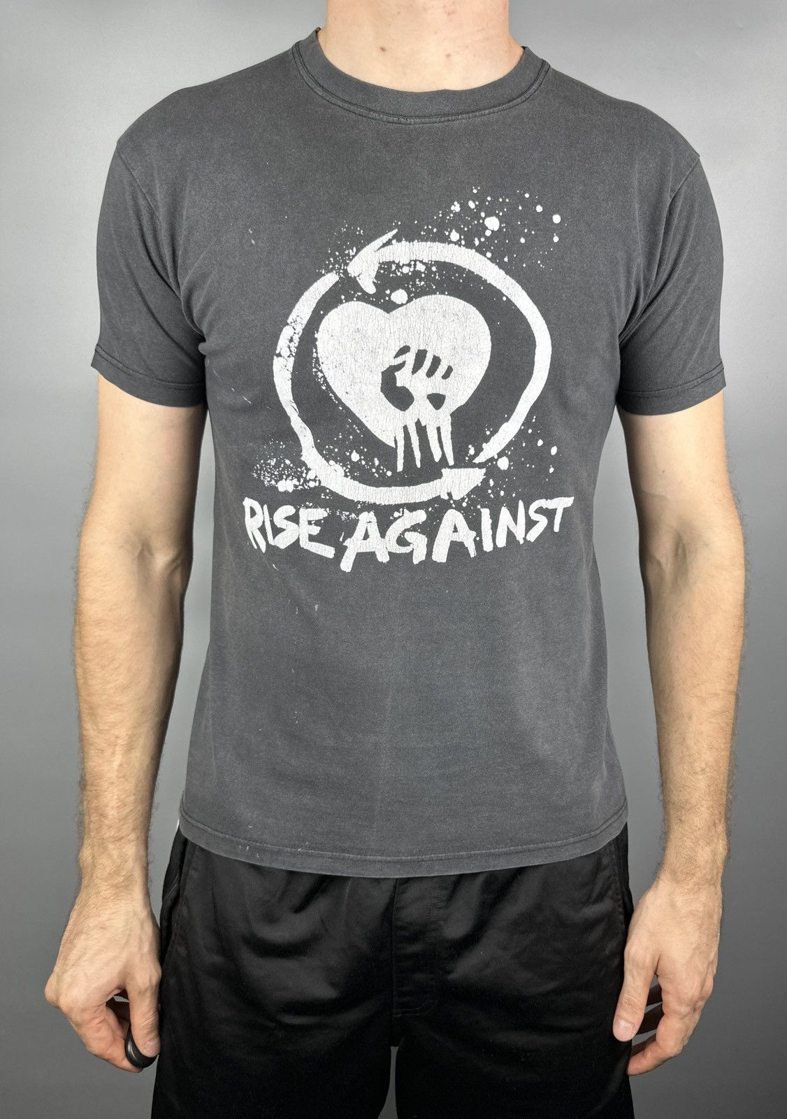 Band Tees Vintage Rise Against Punk Rock Band Graphic T Shirt Tee Size US M / EU 48-50 / 2 - 3 Thumbnail