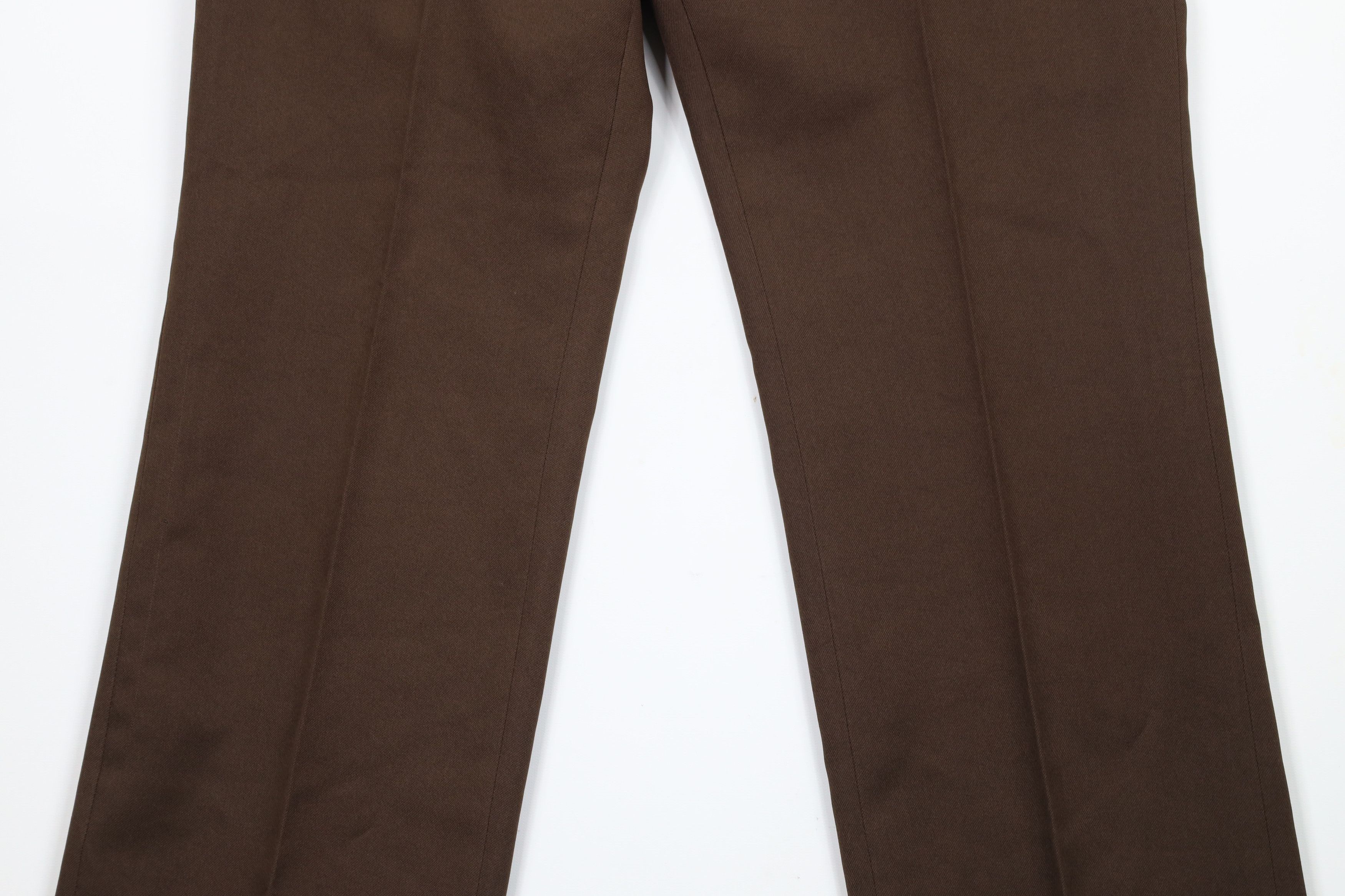 Vintage Vintage 70s Streetwear Flared Wide Leg Chino Pants Brown USA Size US 32 / EU 48 - 3 Thumbnail