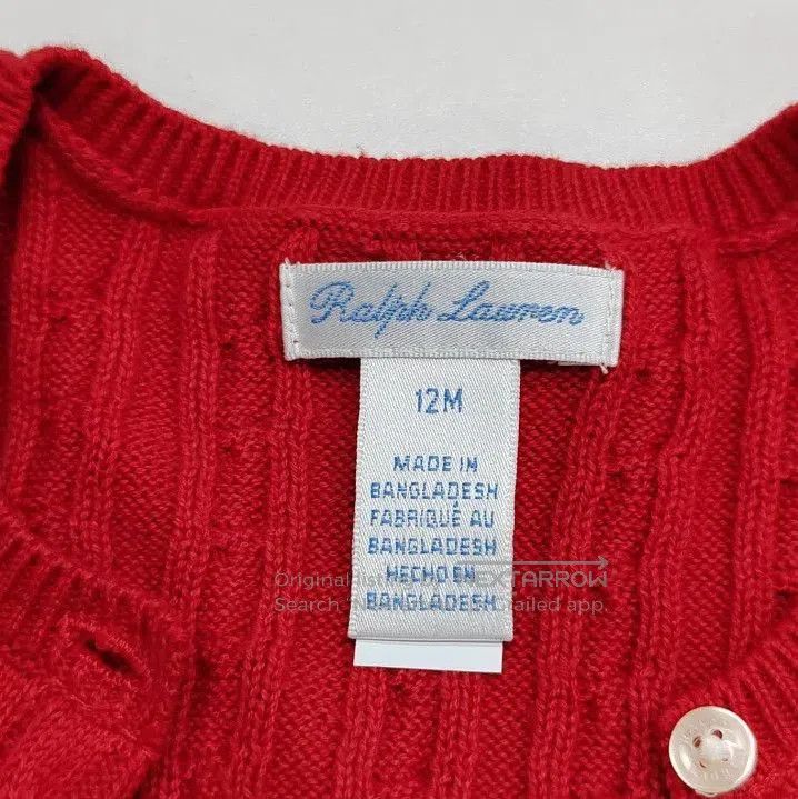 Polo Ralph Lauren Polo Ralph Lauren Infant Cable Knit Sweater. Size US XL / EU 56 / 4 - 2 Thumbnail
