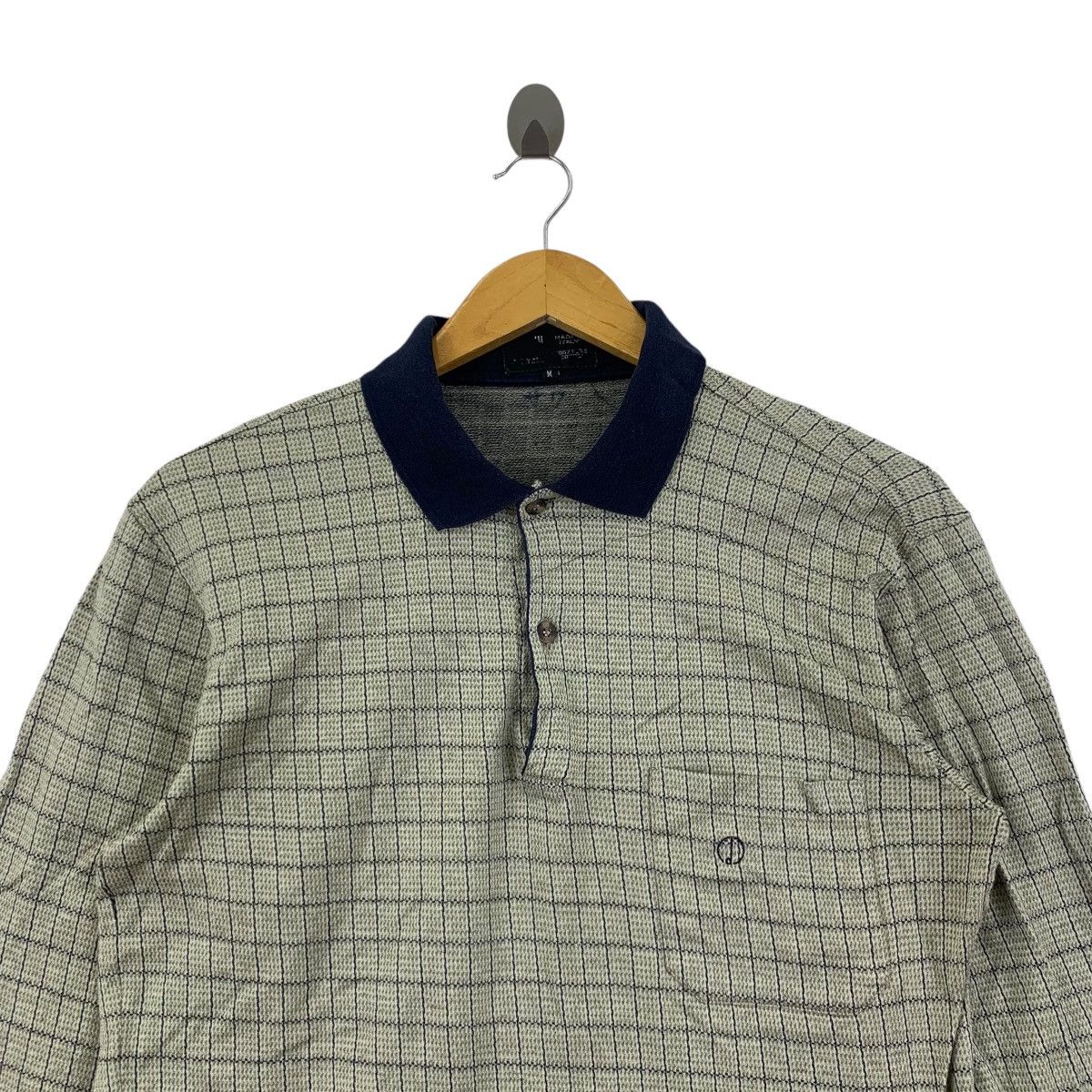 Vintage Vintage 90’ DUNHILL LONDON Made In Italy Polo Tee Shirt Size US M / EU 48-50 / 2 - 2 Thumbnail