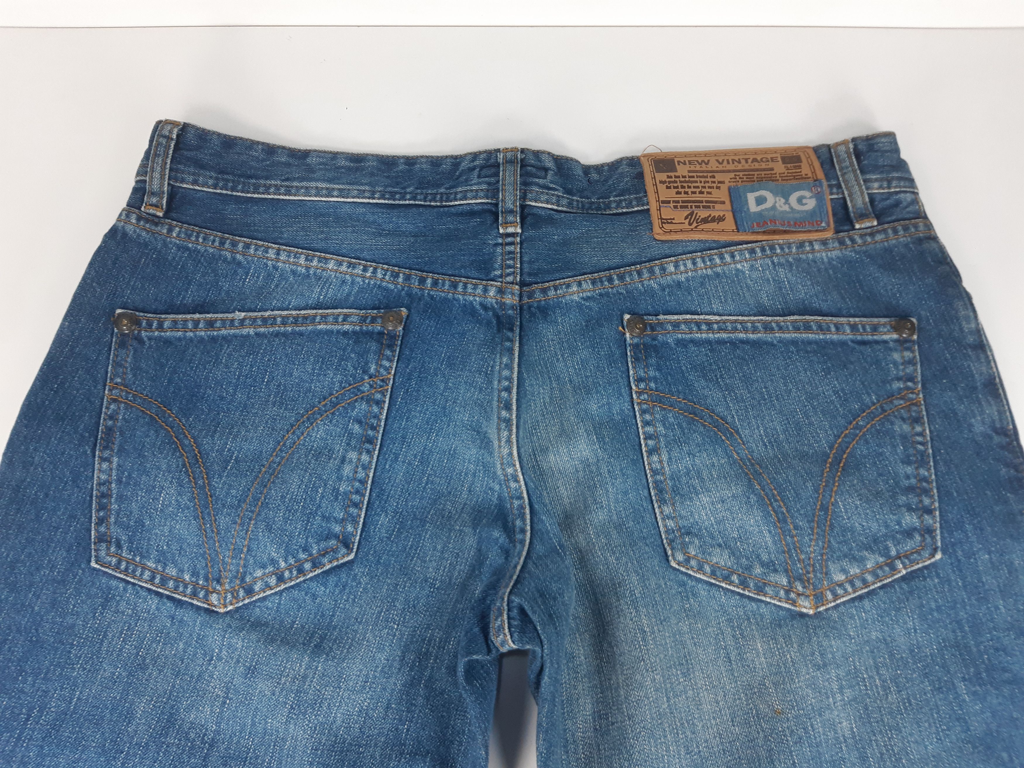 Dolce & Gabbana Rare DOLCE GABBANA Jeanius Mind New Vintage Denim NWT Size US 34 / EU 50 - 4 Thumbnail
