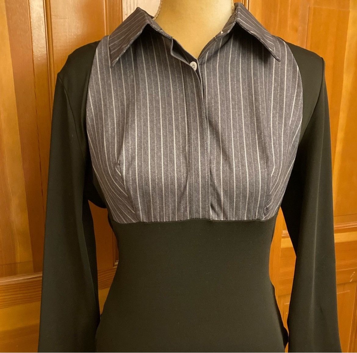 Designer × Other NWT, Lavishly Paris Women’s Cuffed Sleeve Pinstriped Blouse Size M / US 6-8 / IT 42-44 - 9 Thumbnail