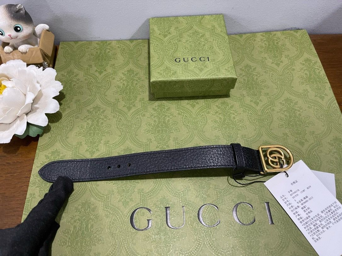 Gucci Gucci leather framed GG bracelet Size ONE SIZE - 4 Thumbnail