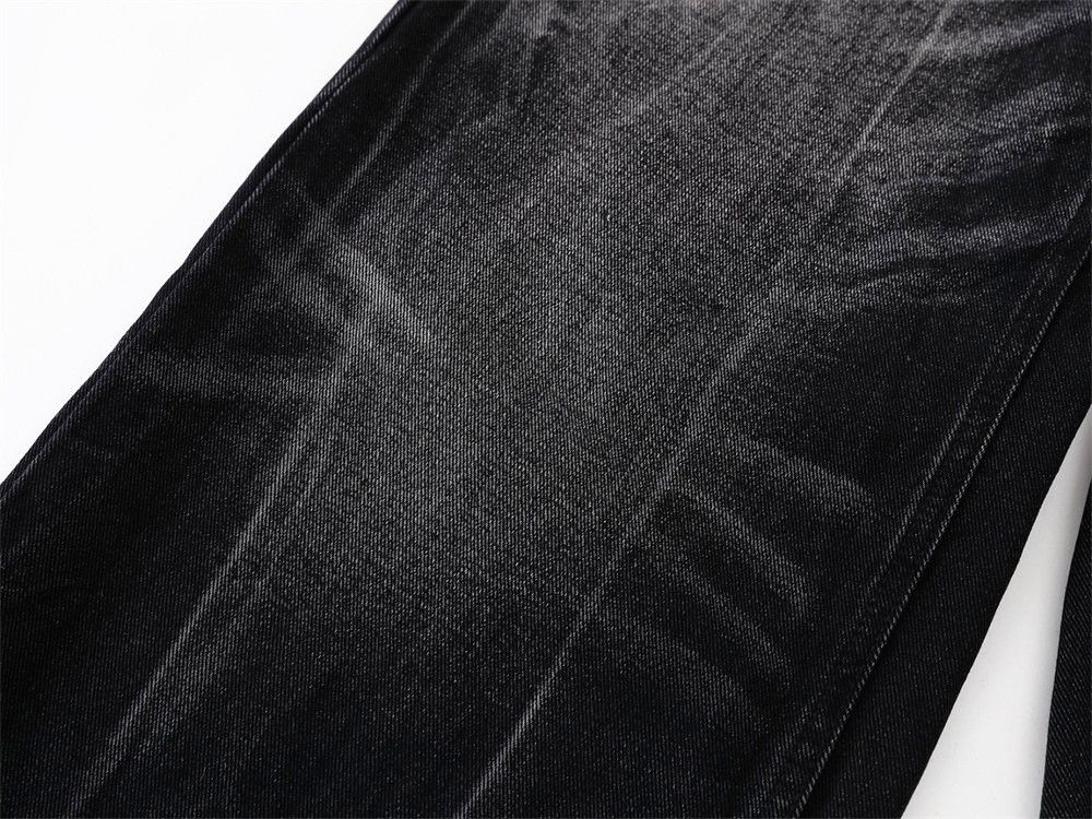 Japanese Brand × Jean Men's retro punk ripple distressed loose washed jeans Size US 32 / EU 48 - 6 Thumbnail