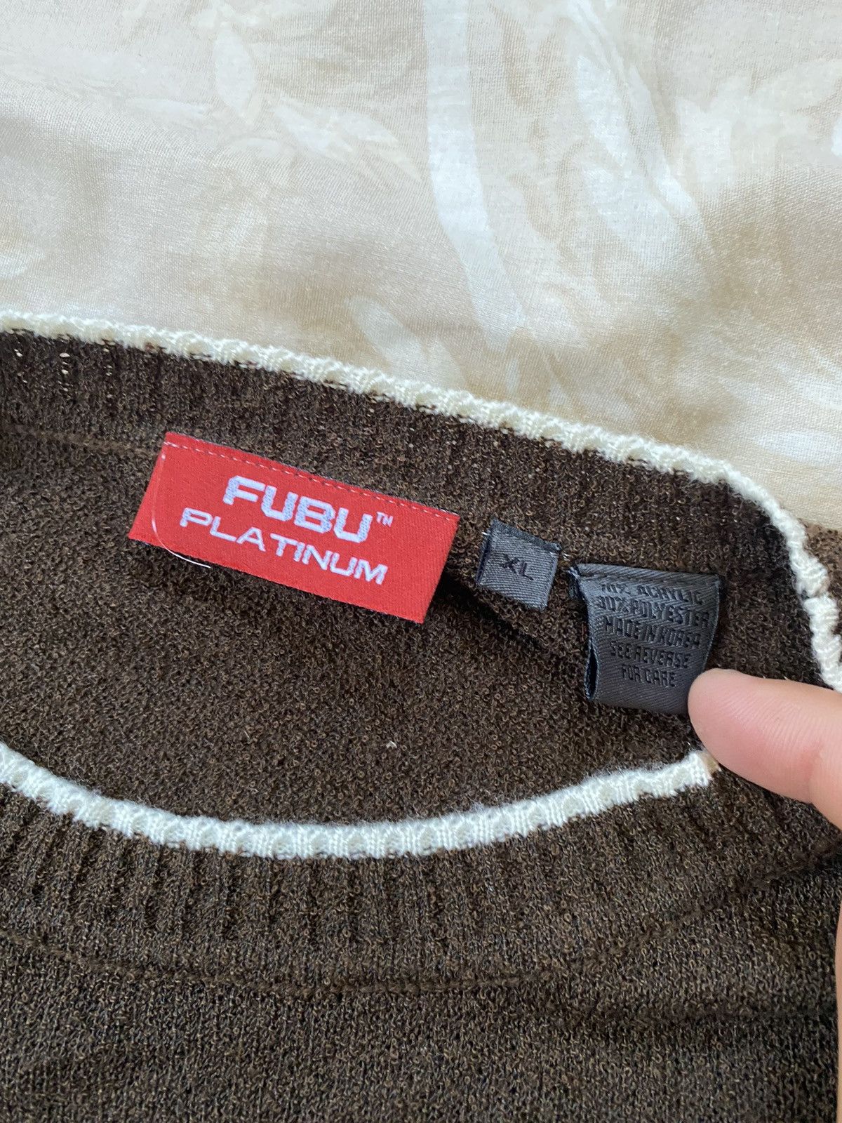 Fubu × Southpole × Vintage Vintage 90s Platinum FUBU Fat Albert Pullover Sweatshirt Size US XL / EU 56 / 4 - 3 Thumbnail