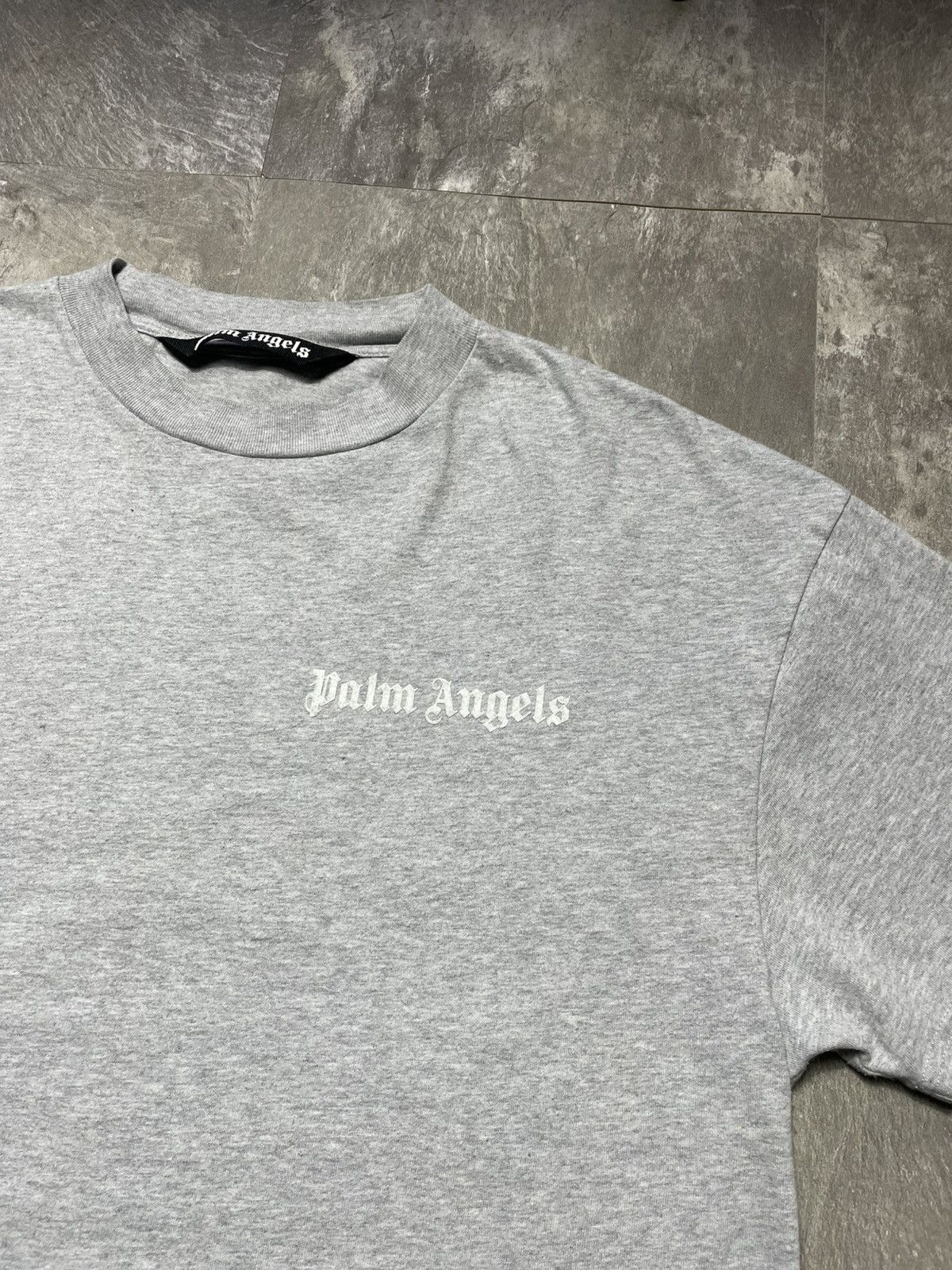 Palm Angels Palm Angels Small Classic Logo Grey Tee T Shirt XL Size US XL / EU 56 / 4 - 2 Thumbnail