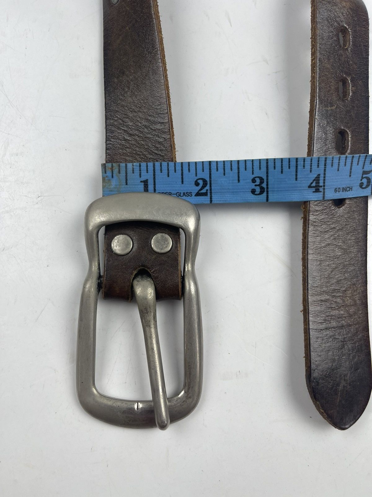 Other big buckle leather belt tc19 Size 36 - 7 Thumbnail