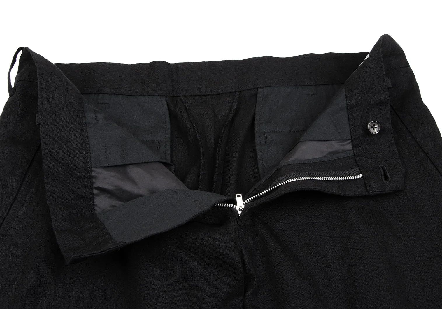 Yohji Yamamoto Yohji Yamamoto Linen Cotton Tapered Pants Size US 34 / EU 50 - 4 Thumbnail