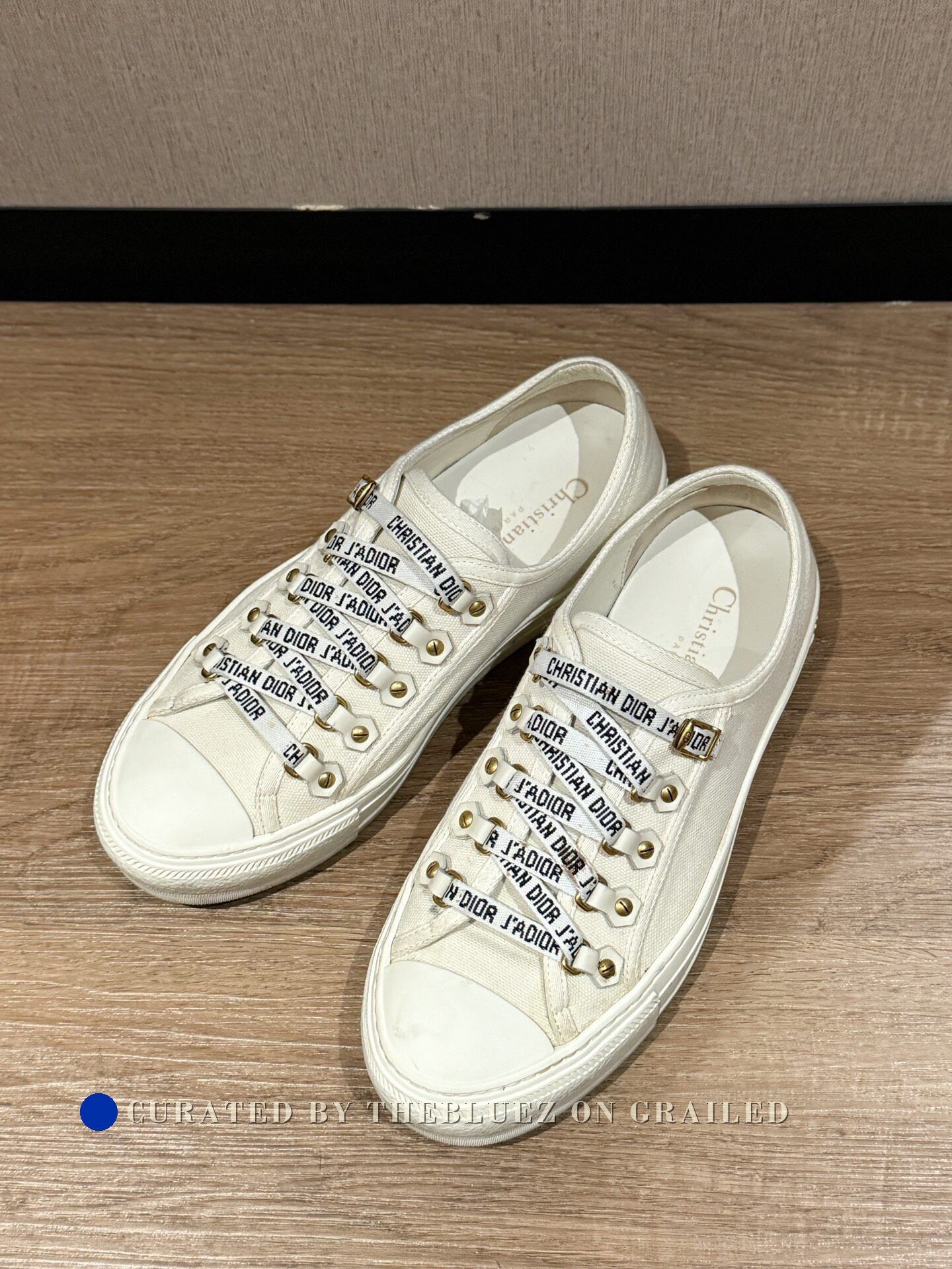 Dior Dior Walk'n Canvas Cross-Strap Sneakers Size US 6 / IT 36 - 1 Thumbnail