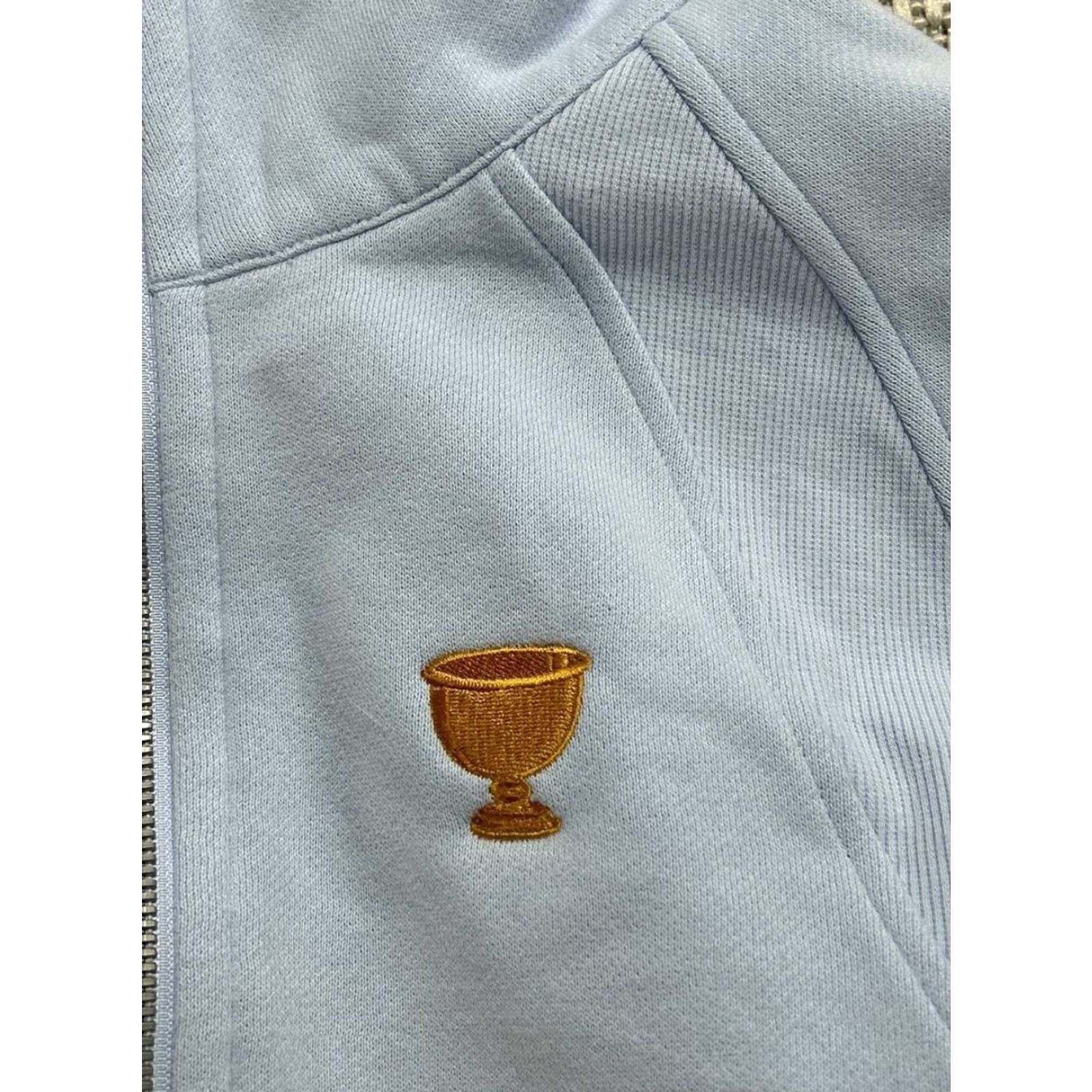 Lululemon Lululemon Scuba Sweatshirt Womens XS Blue Oversized Cotton Fleece Logo Pullover Raglan Zip Casual Activewear Womens XS Blue Logo Scuba Sweatshirt Size XS / US 0-2 / IT 36-38 - 3 Thumbnail