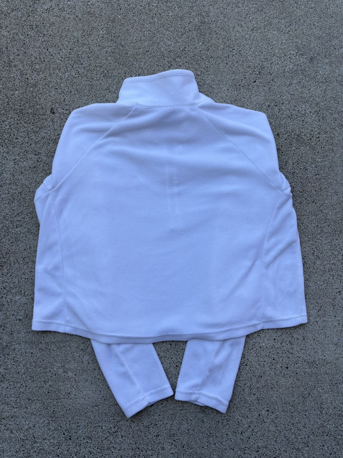 Columbia Columbia Glacial Cropped White 1/4 Zip Fleece Jacket Size L Size L / US 10 / IT 46 - 2 Thumbnail