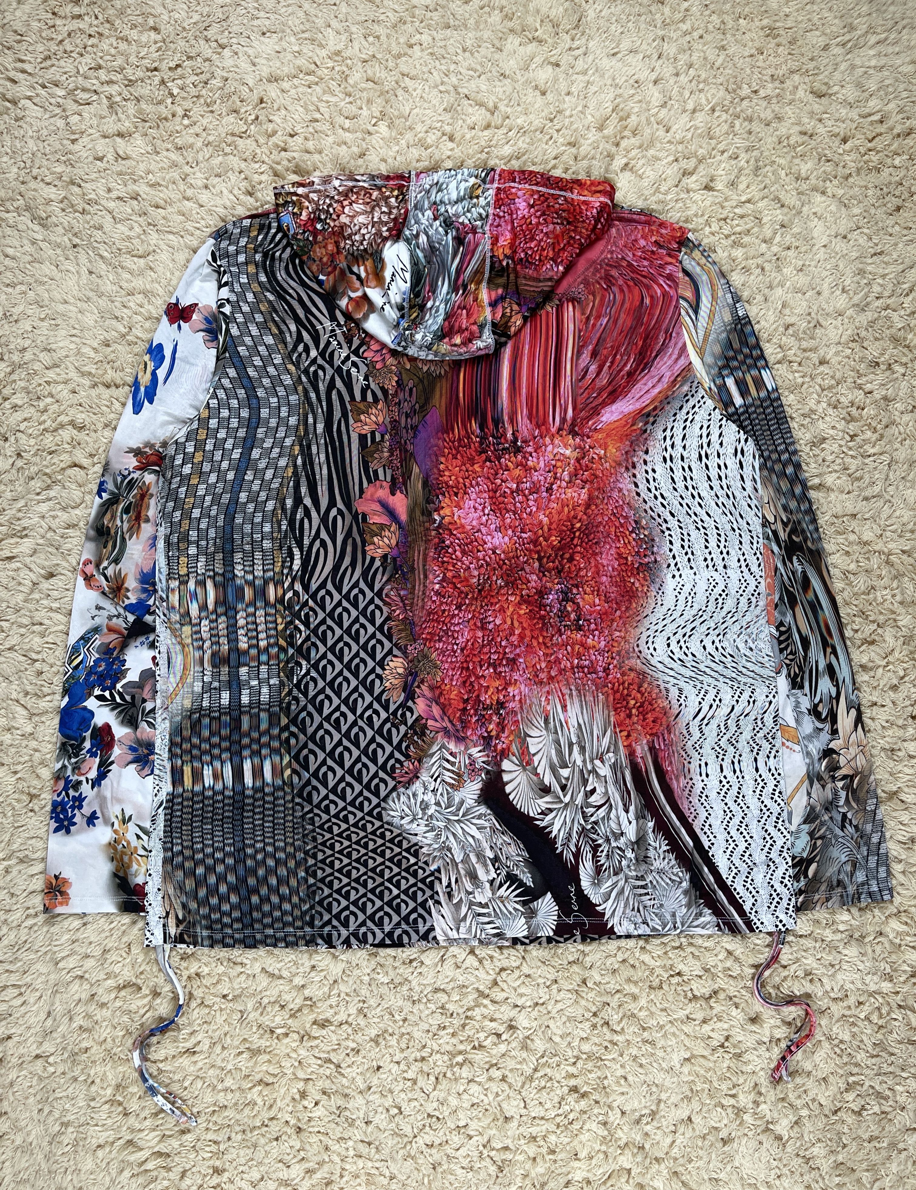 Marine Serre Marine Serre "Digital Collapse" Jersey Hoodie Size US L / EU 52-54 / 3 - 1 Thumbnail