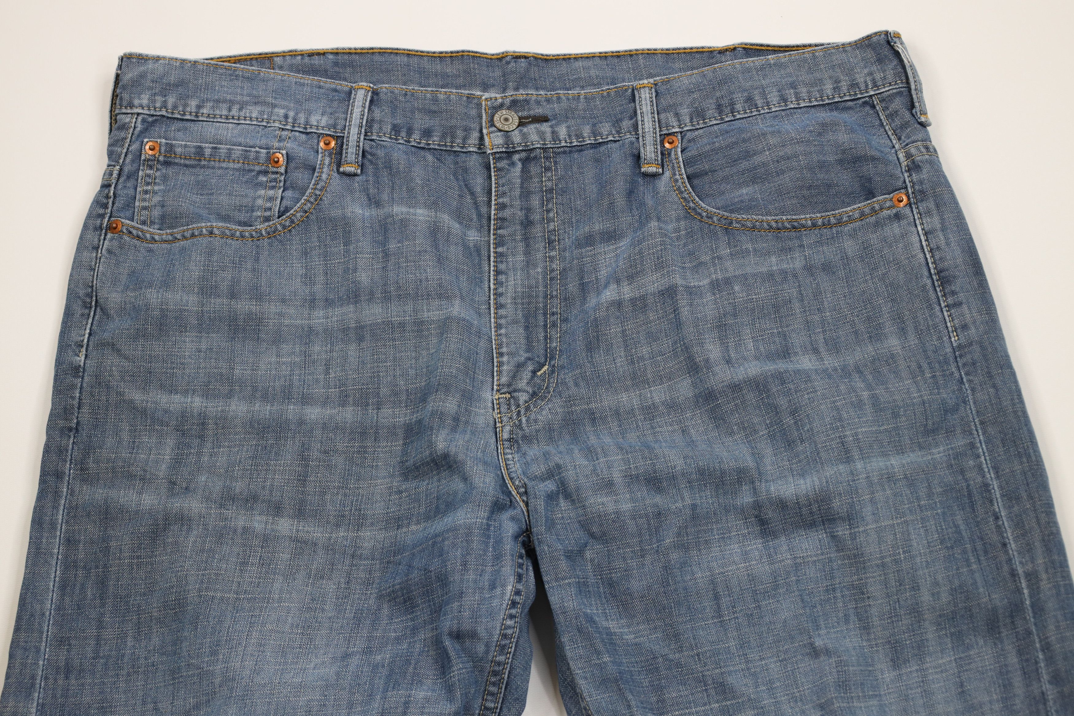 Levi's Vintage Y2K Levis 569 Fit Straight Wide Leg Denim Jeans Size US 38 / EU 54 - 2 Thumbnail