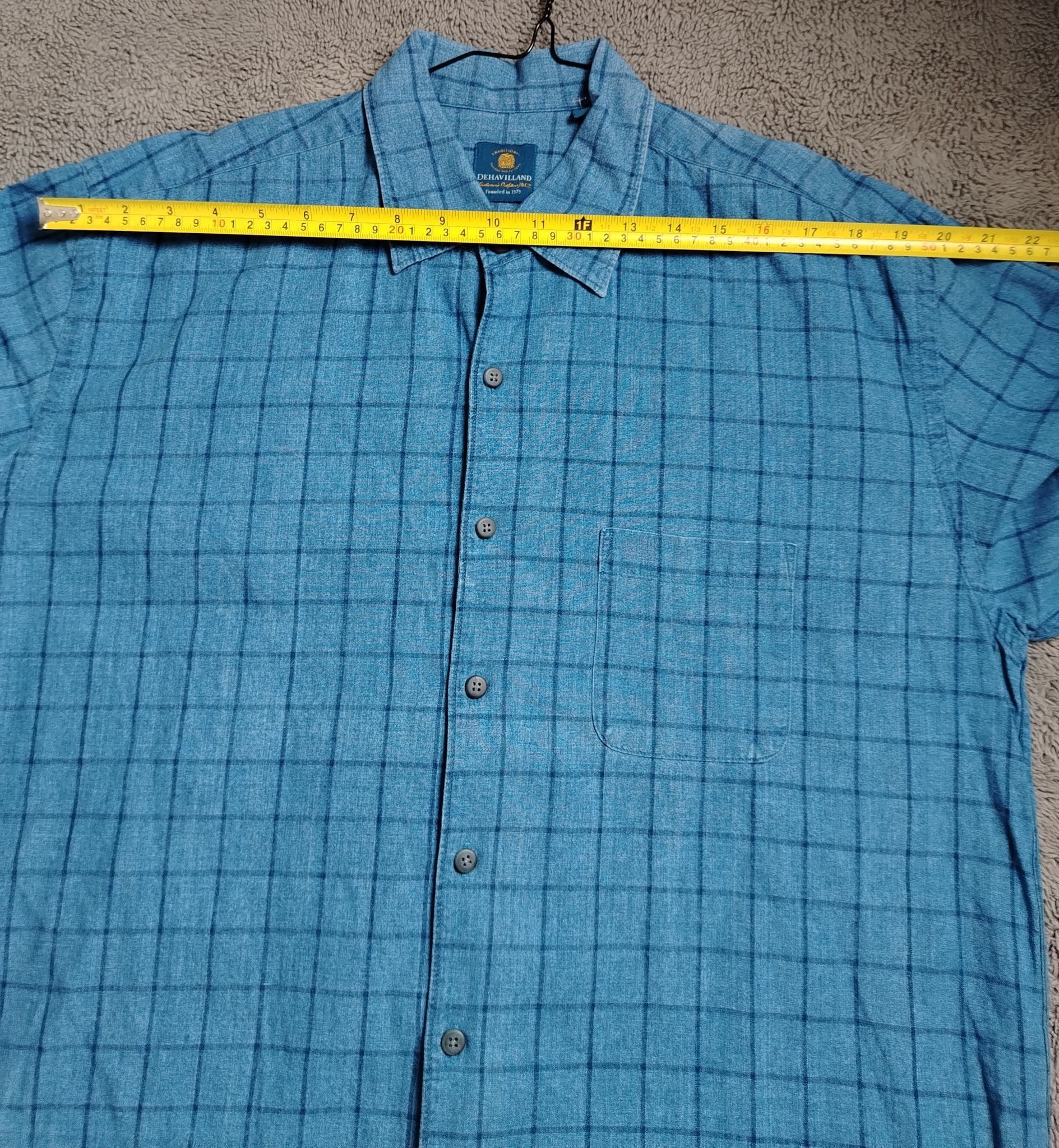 Other Pre-Loved Shirt Men's M Blue Checked Long Sleeve Button Size US M / EU 48-50 / 2 - 5 Thumbnail