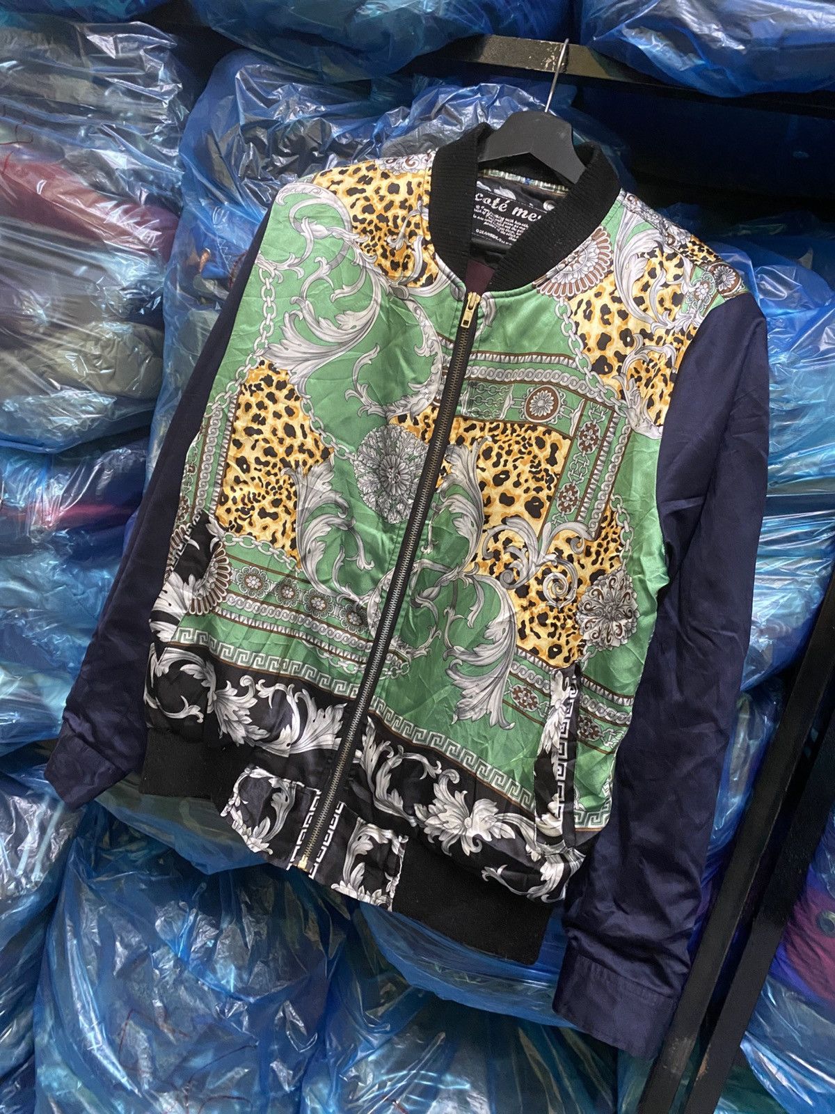 Japanese Brand Vintage Café Mer California Baroque Bomber - Leopard Chain Size US L / EU 52-54 / 3 - 4 Thumbnail