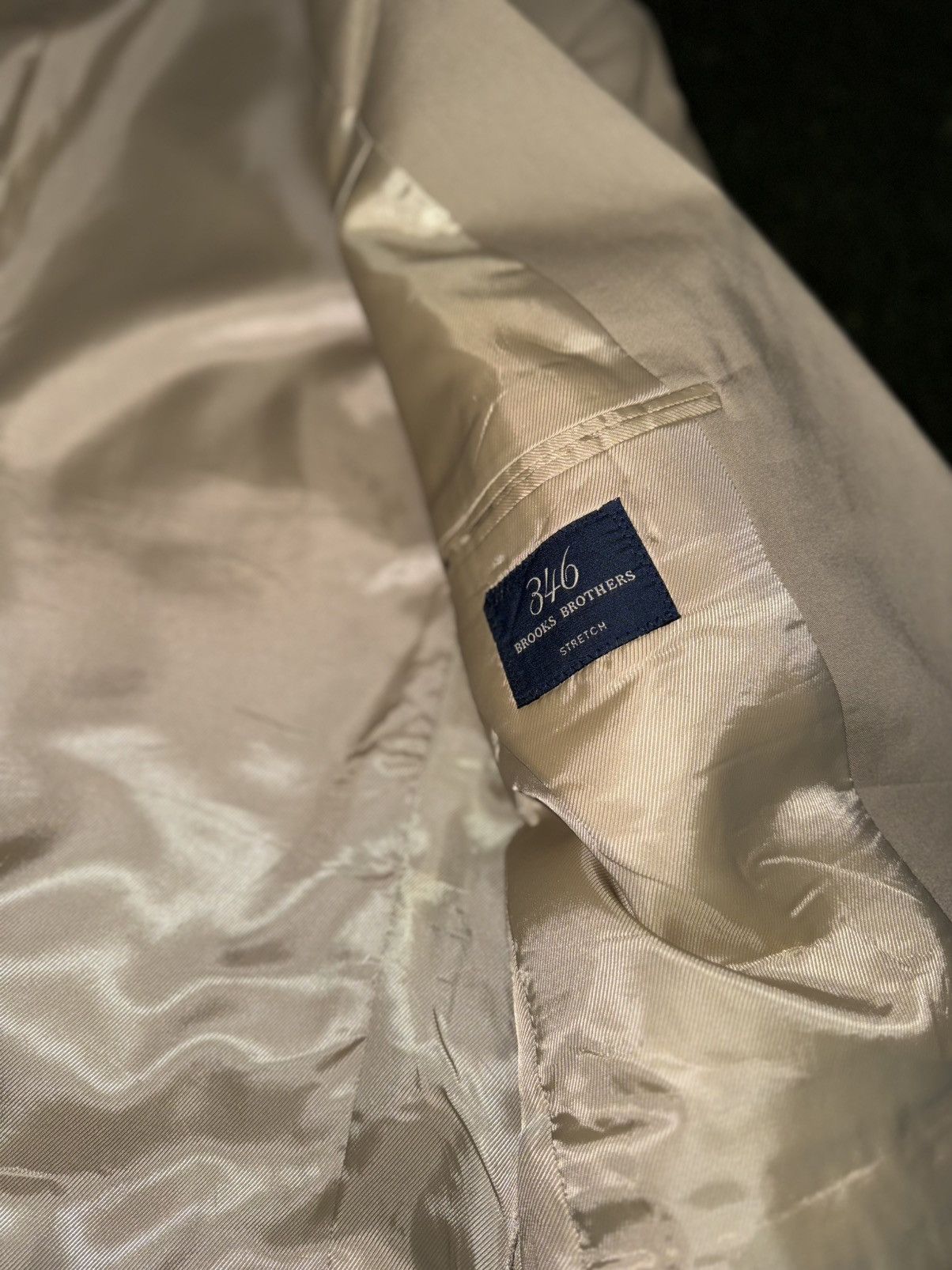 Brooks Brothers [40R] Brooks Brothers 346 Classic Fit Cotton Blazer Beige Size US L / EU 52-54 / 3 - 6 Thumbnail