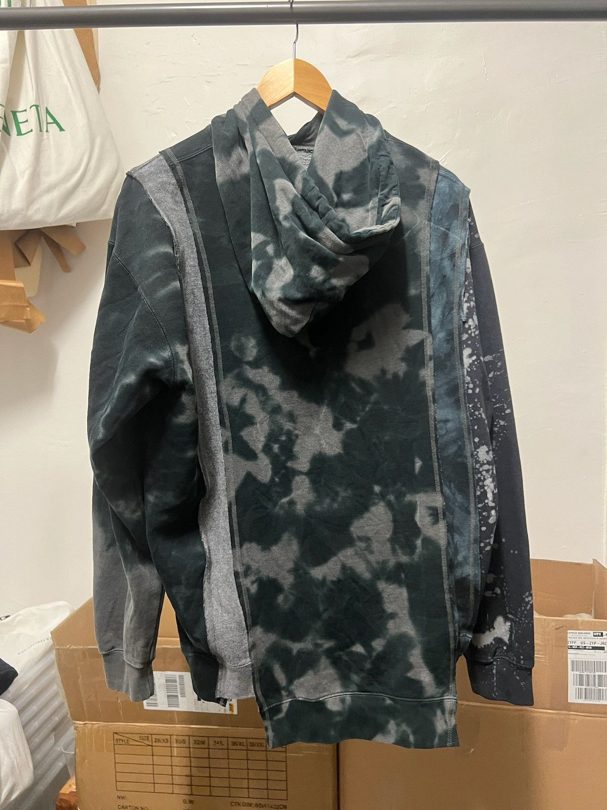 Needles Needles panel hoodie Size US XL / EU 56 / 4 - 2 Thumbnail
