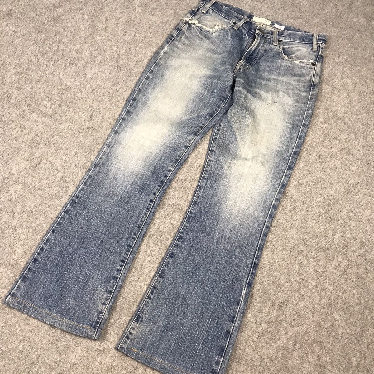 Japanese Brand × Spellbound SPELLBOUND LIGHT DENIM BOOTCUT JEANS PANTS Size US 28 / EU 44 - 5 Thumbnail