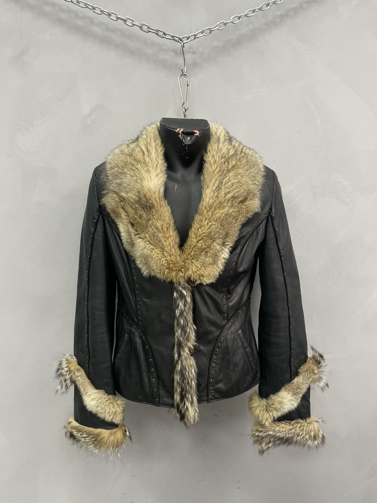 Hysteric Glamour Black leather biker jacket vintage y2k hysteric glamour y2k Size M / US 6-8 / IT 42-44 - 1 Thumbnail