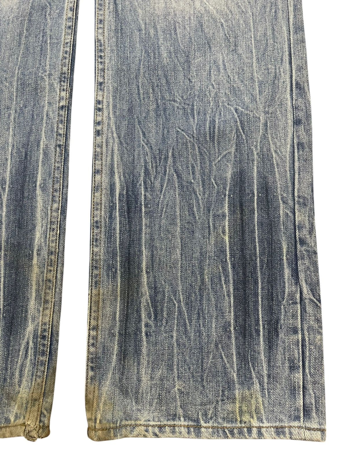 14th Addiction Vintage Japanese Brand Clawmark Wash Distress Baggy Jeans Size US 31 - 8 Thumbnail