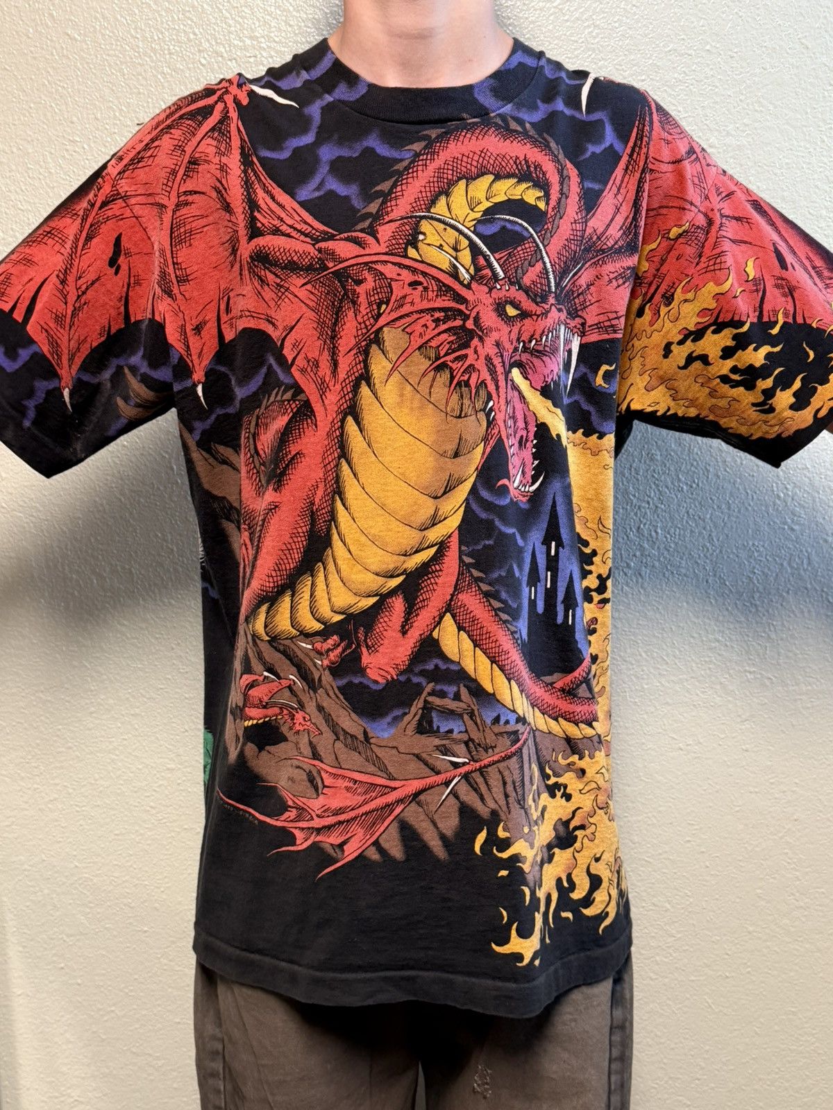 Liquid Blue Vintage Liquid Blue Anime Dragon T Shirt Size US XL / EU 56 / 4 - 1 Thumbnail