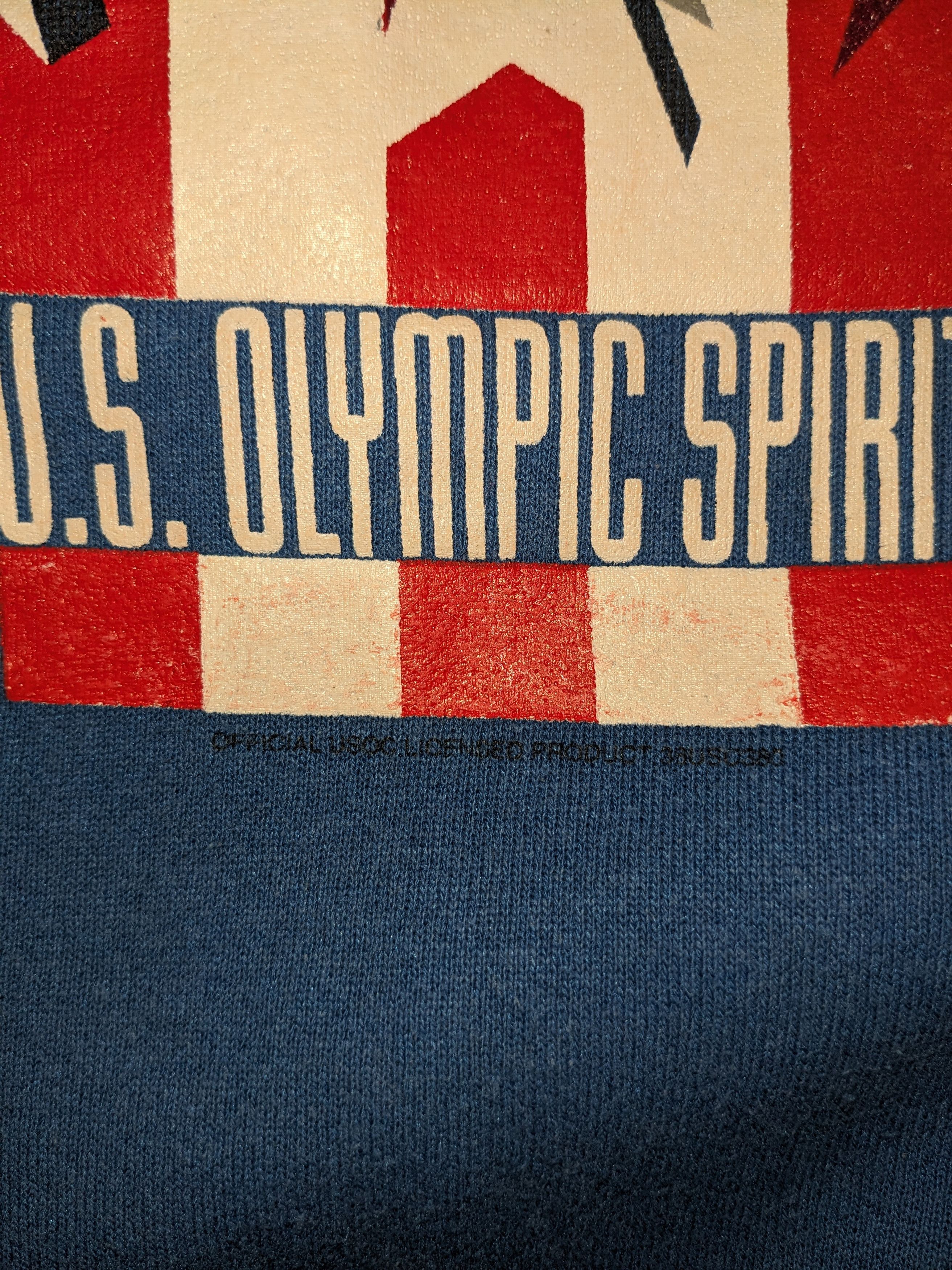 USA Olympics Vintage 90s U.S. Olympics Sports Kids Medium Sweatshirt Size US M / EU 48-50 / 2 - 2 Thumbnail
